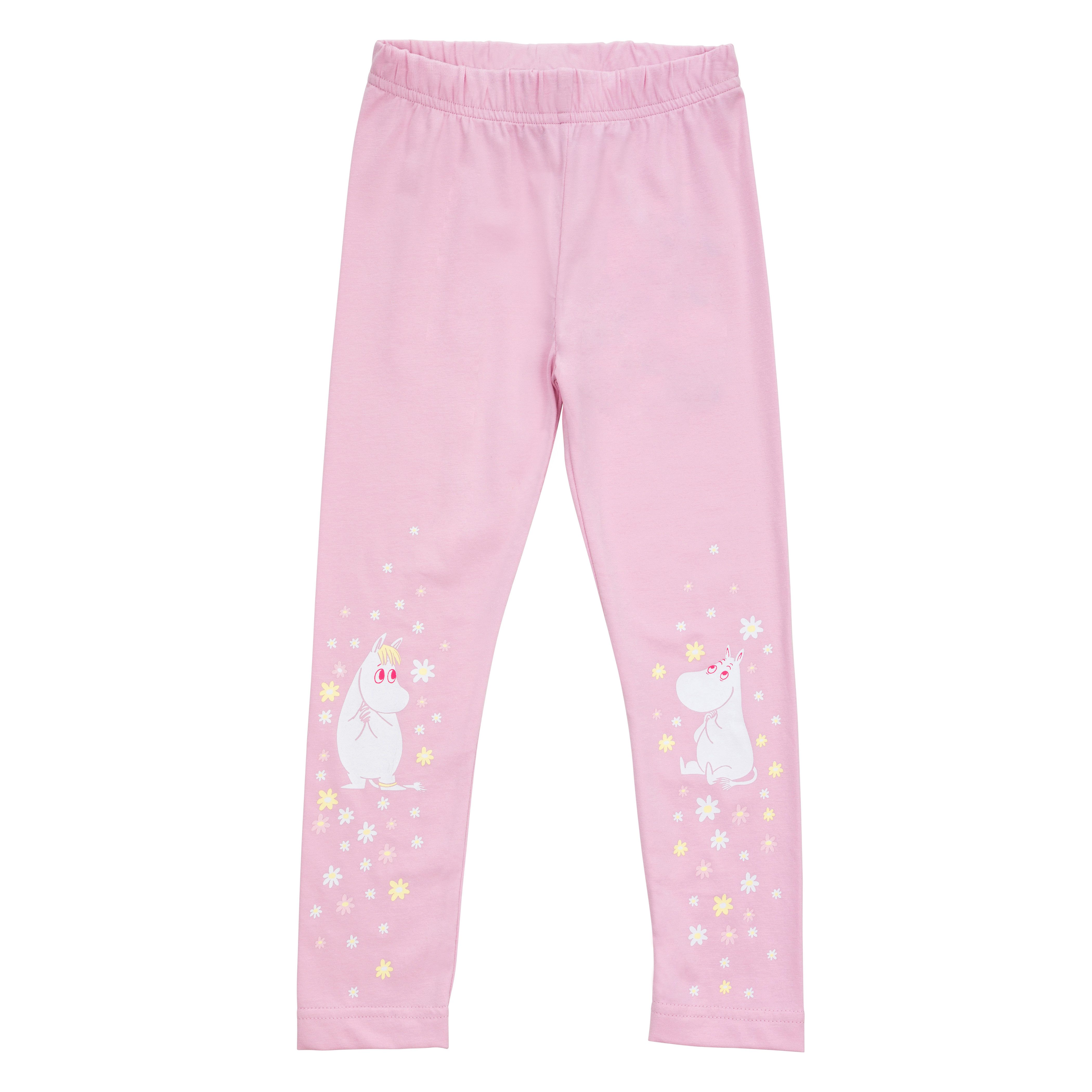 Leggings Martinex Moomin rosa Leggings mit Kirschblüten © Moomin Characters