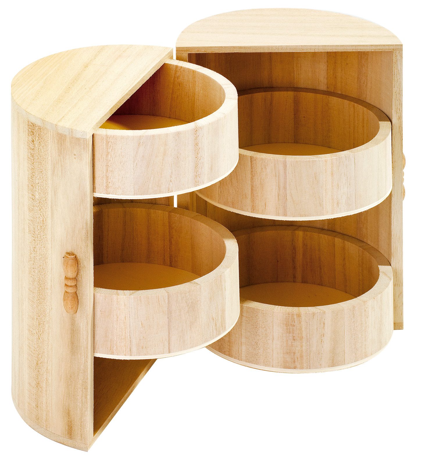 Aufbewahrungsbox Holz-Schränkchen