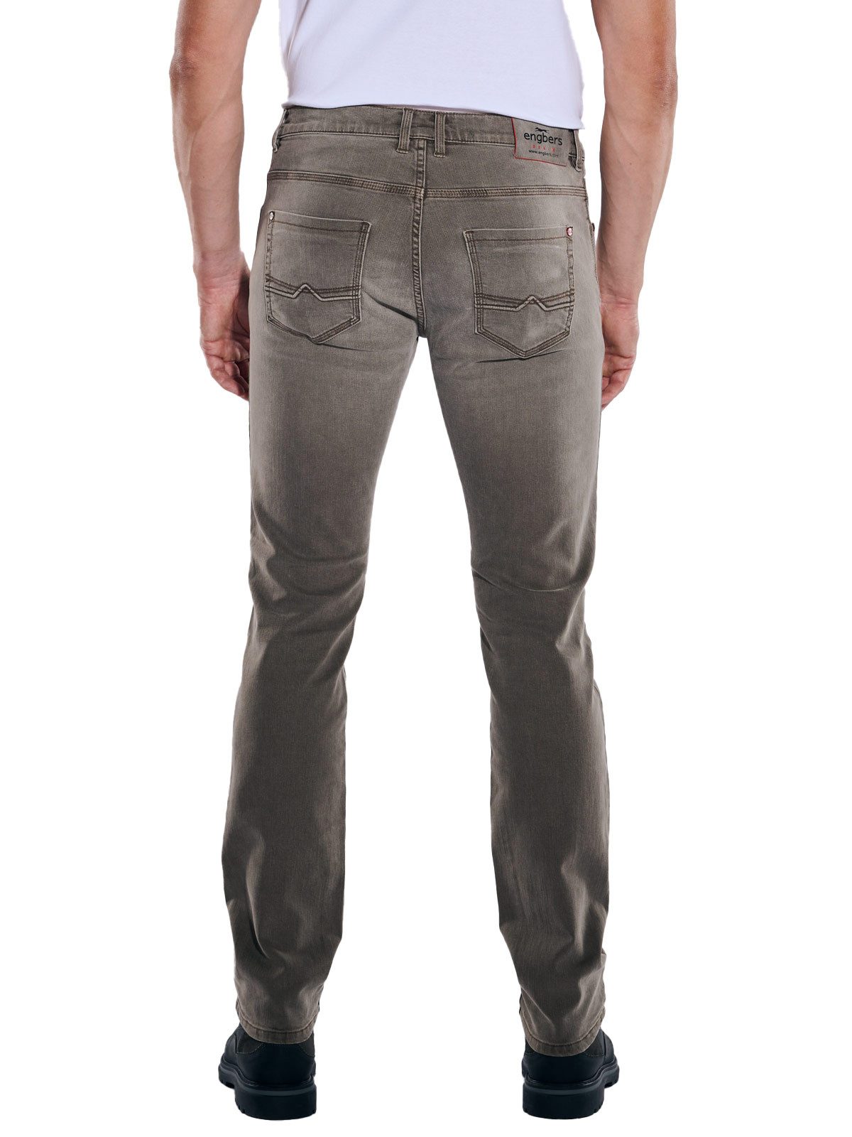 Engbers Stretch-Jeans engbers Herren Super-Stretch-Jeans slim fit, Hellbrau günstig online kaufen