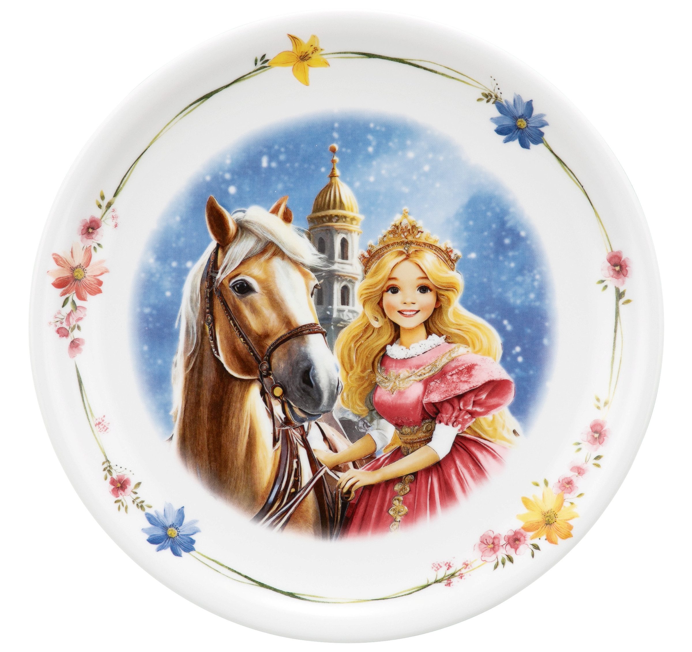 Seltmann Weiden Speiseteller Compact - Prinzessin, (1 St), rund 25,5 cm