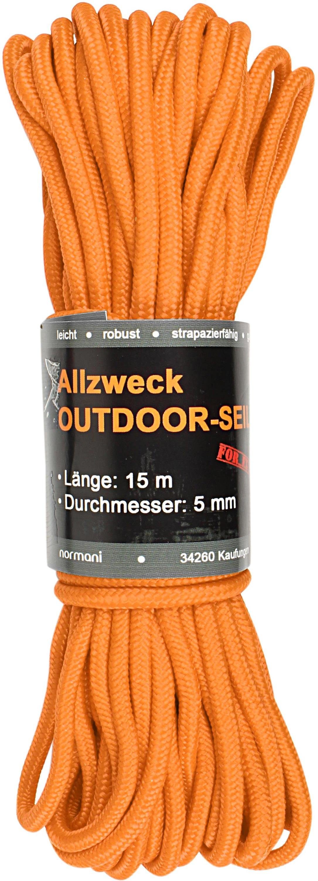 normani Allzweck-Outdoor-Seil 5 mm x 15 günstig online kaufen
