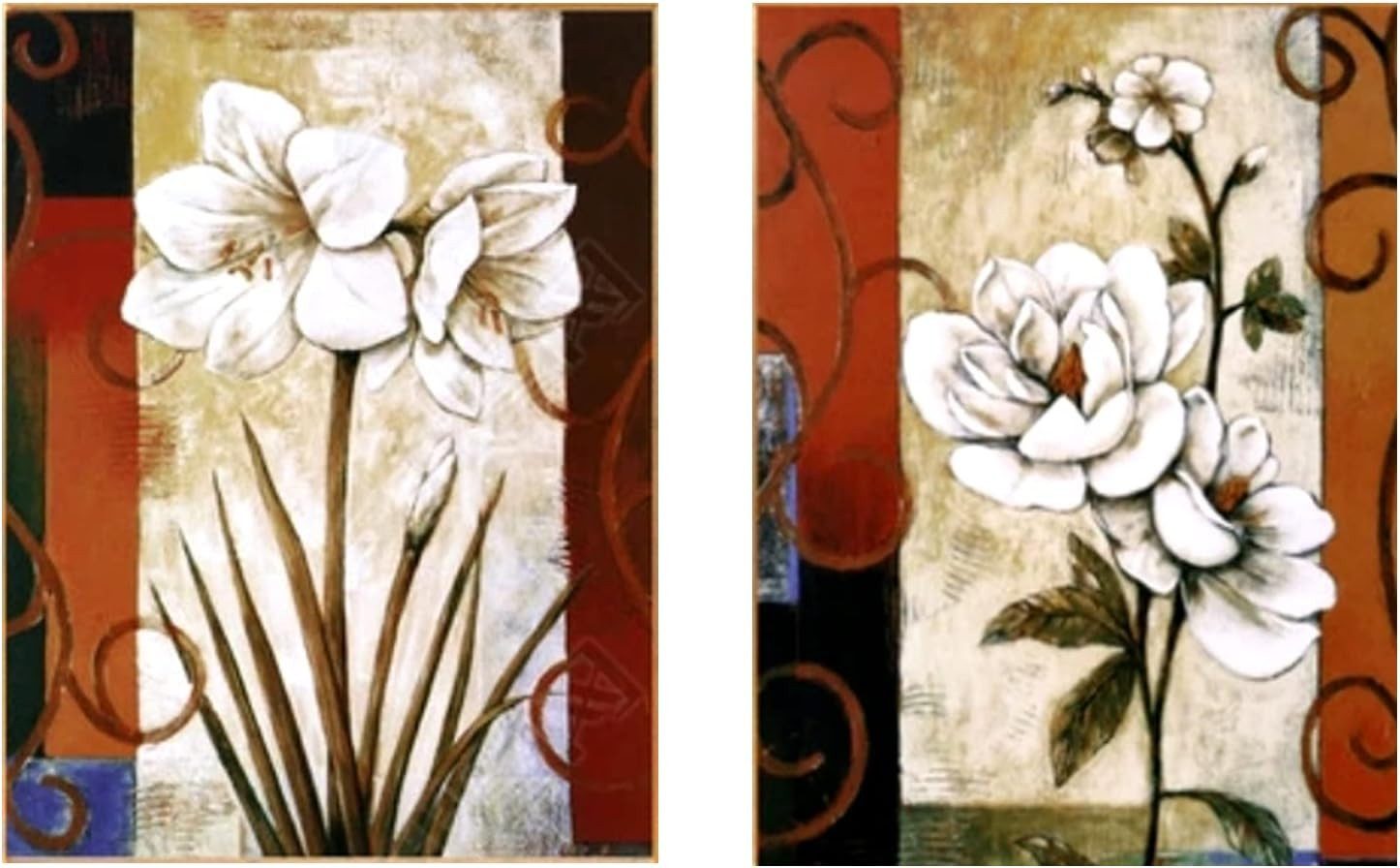 LA CUTE Malen nach Zahlen Retro Blumen Rosen Vintage - 5D Diamond Painting günstig online kaufen
