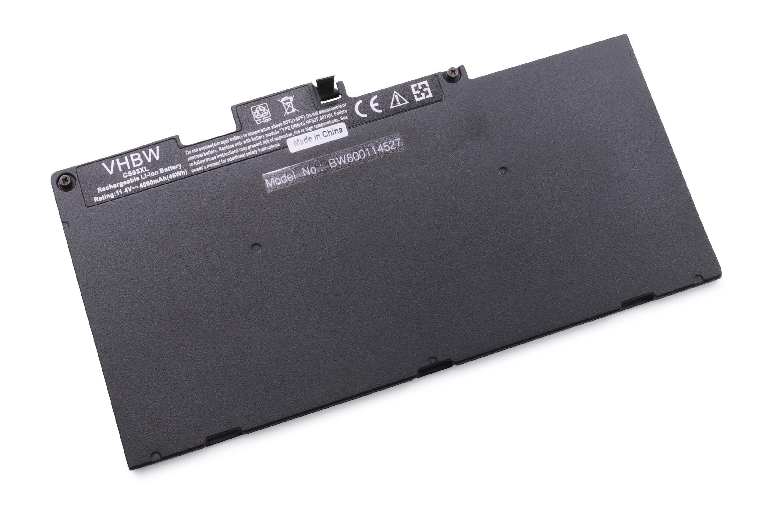 vhbw passend für HP EliteBook L3D25AV, L3D26AV, L3D27AV, L3D28AV, L3D29AV, Laptop-Akku 4000 mAh