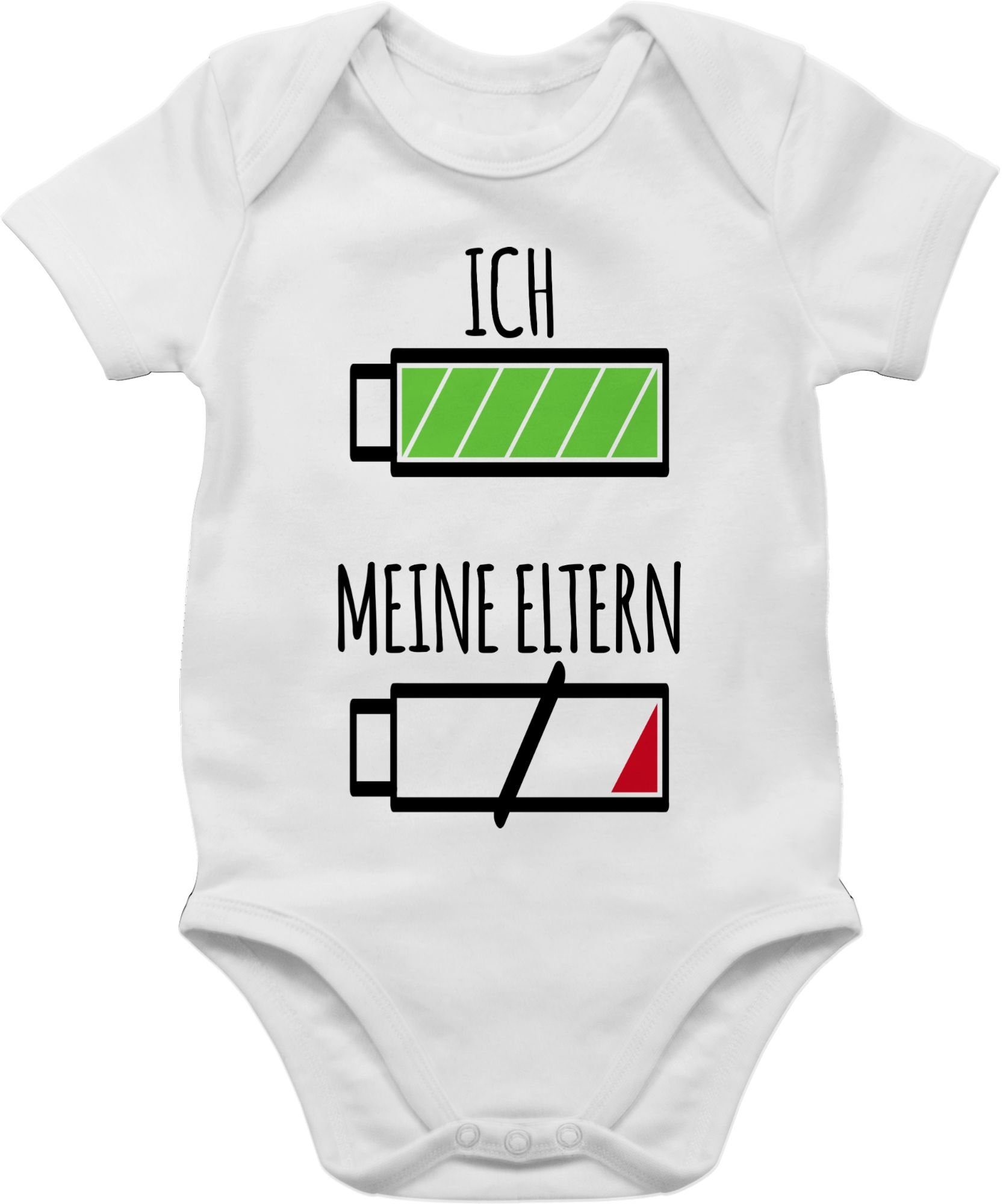 Shirtbody Ich und meine Eltern Batterie