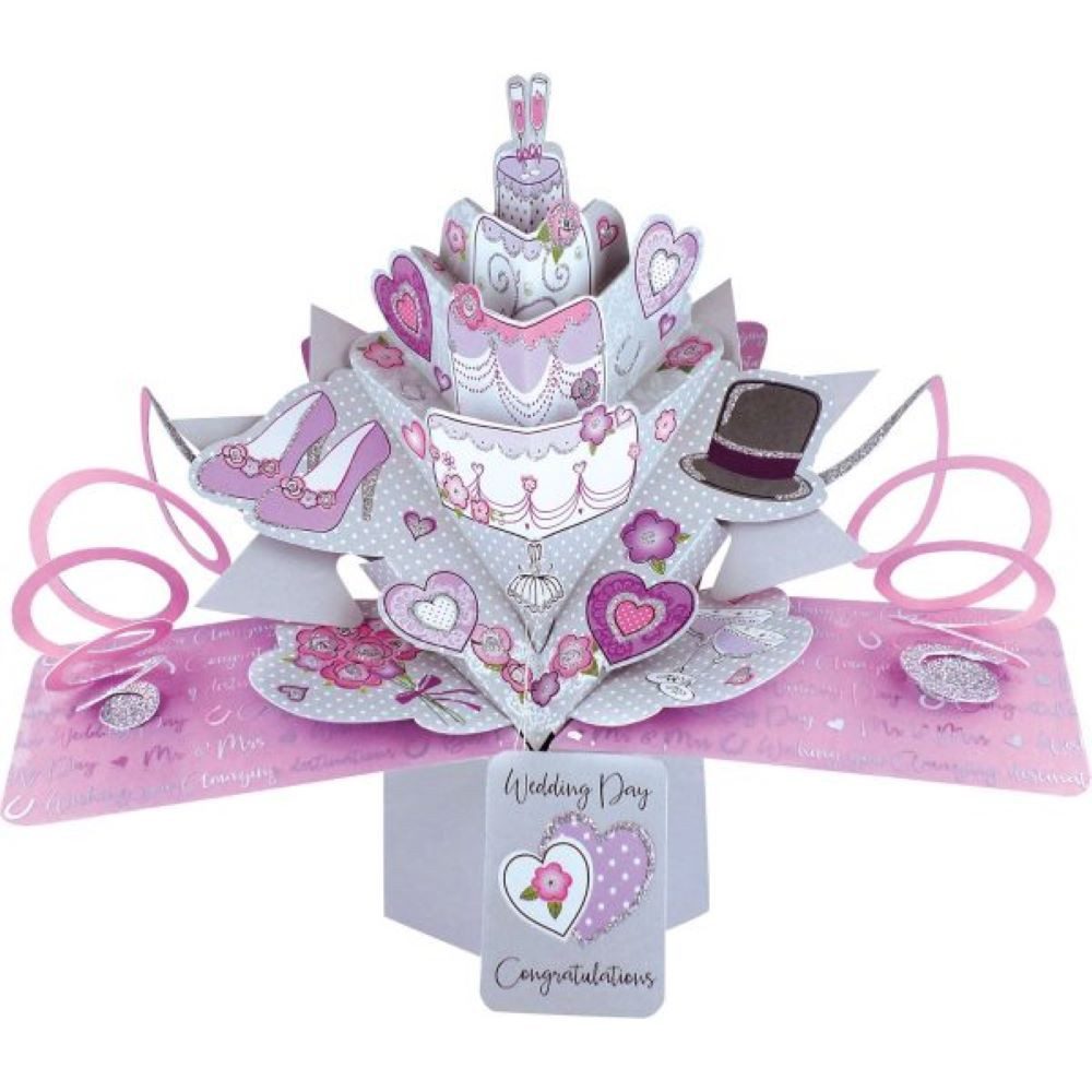 Grußkarten Grußkarte PopUp Hochzeit