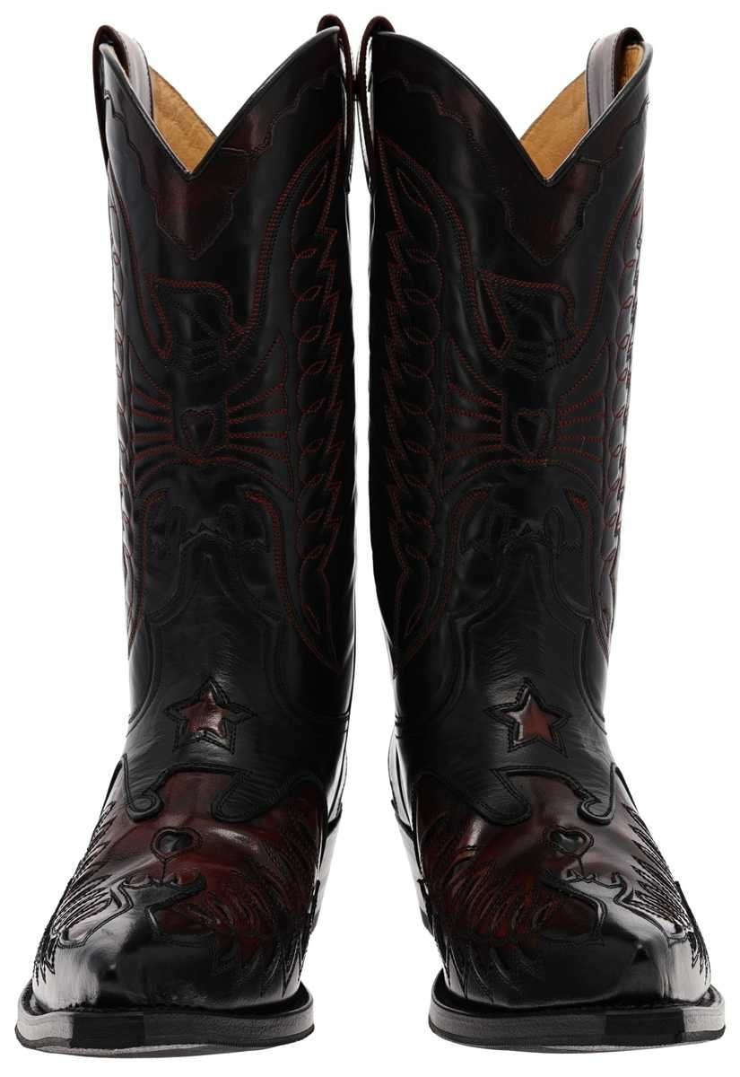 Sendra Boots CUERVO 2720 Schwarz Rot günstig online kaufen