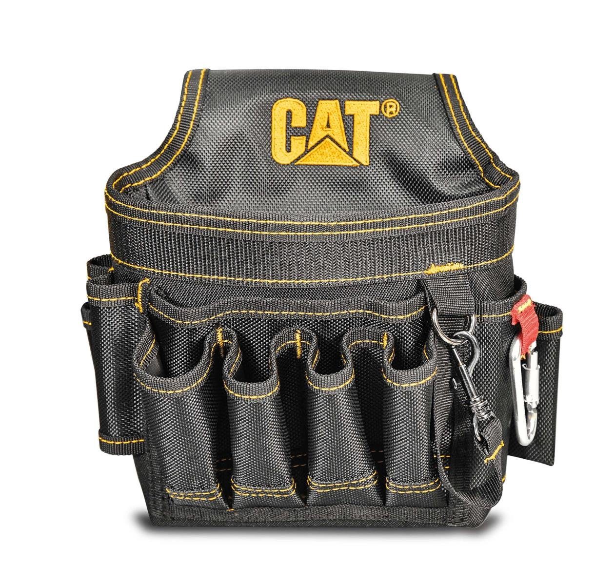 CAT CATERPILLA Werkzeugtasche Elekriker Professional, Werkzeug-Gürteltasche langlebig und wasserabweisend, strapazierfähig