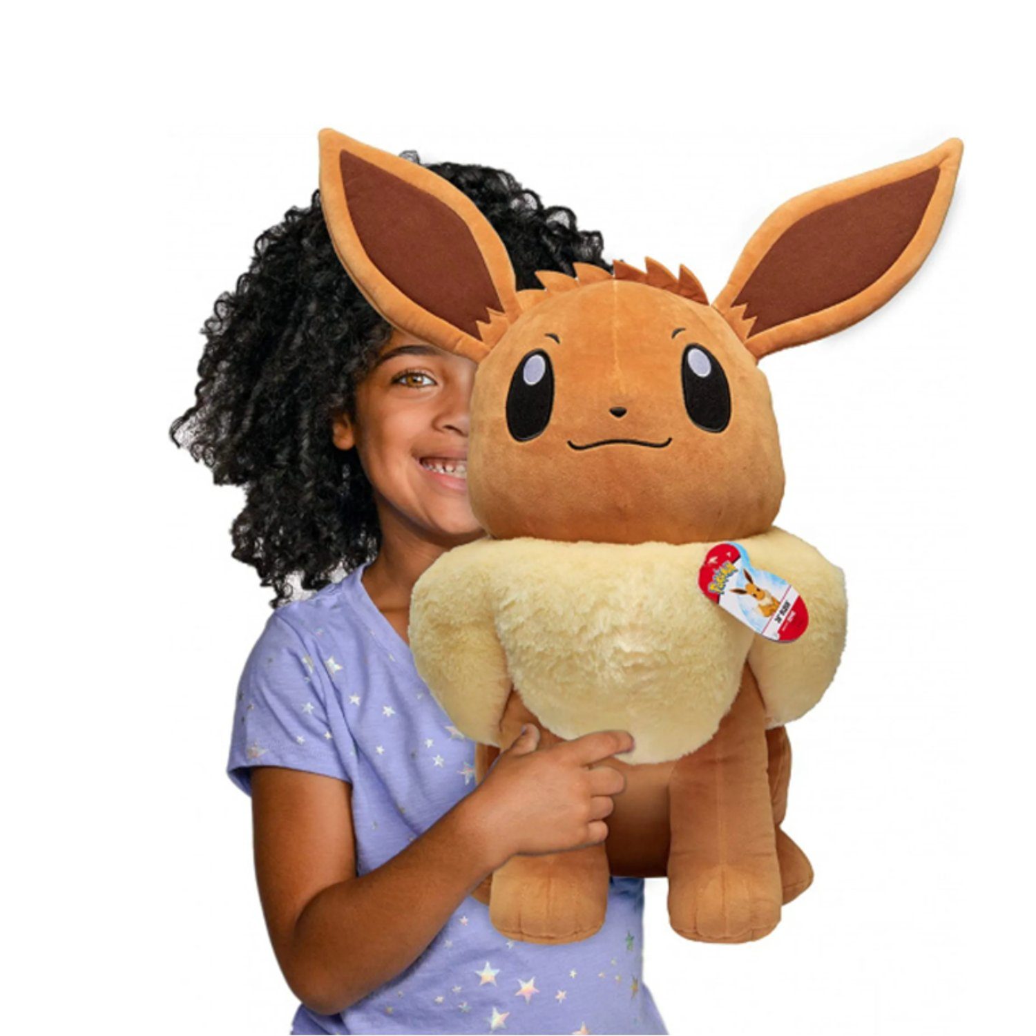 Jazwares Kuscheltier PKW0079, Pokemon 24" Eevee Plüschtier