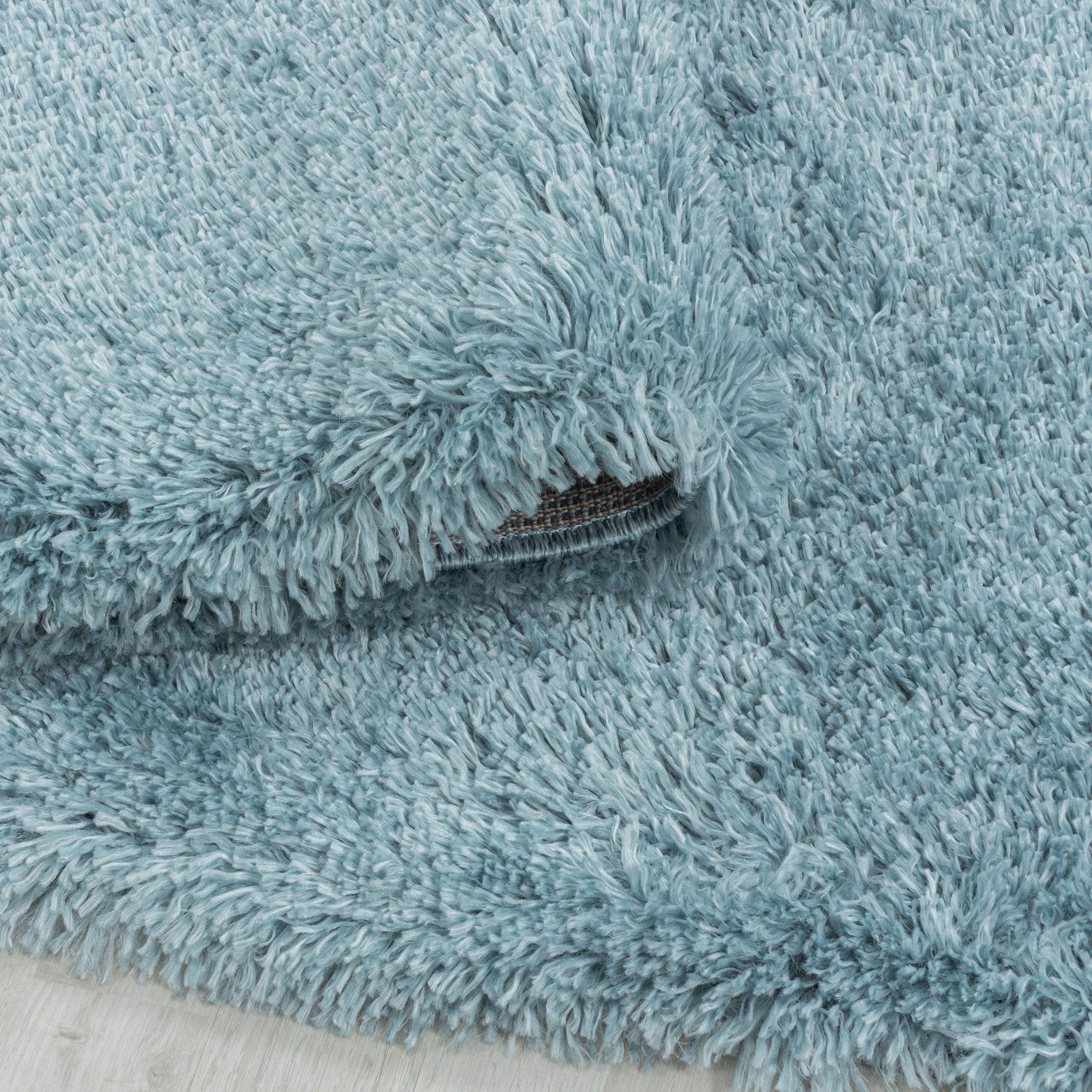 Ayyildiz Teppiche Hochflor-Teppich FLUFFY 3500, auch als Läufer und in Rund, rechteckig, Höhe: 50 mm, Langflor, Shaggy, uni, robust, Wohnzimmer – Bild 4 von 5