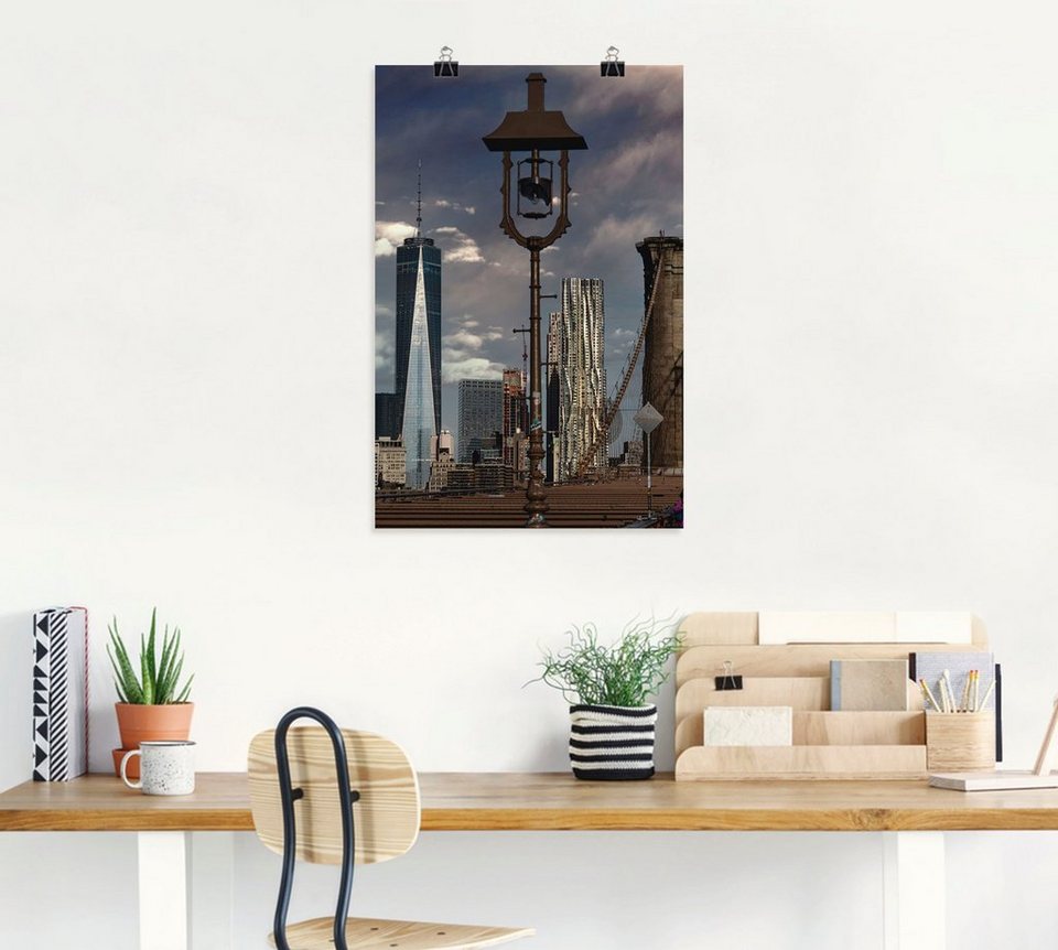 Artland Wandbild New York One World Trade Center, New York (1 St), als  Alubild, Leinwandbild, Wandaufkleber oder Poster in versch. Größen