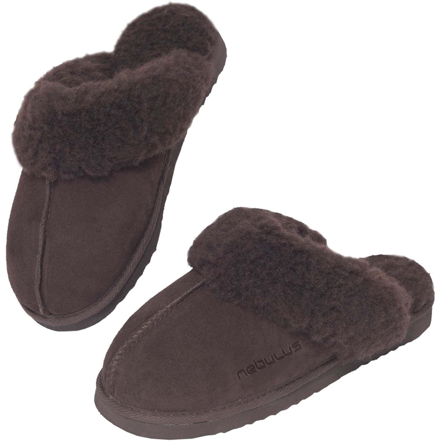 Nebulus VERMONT, Q1916 - Damen, dunkelbraun, 37 Hausschuh