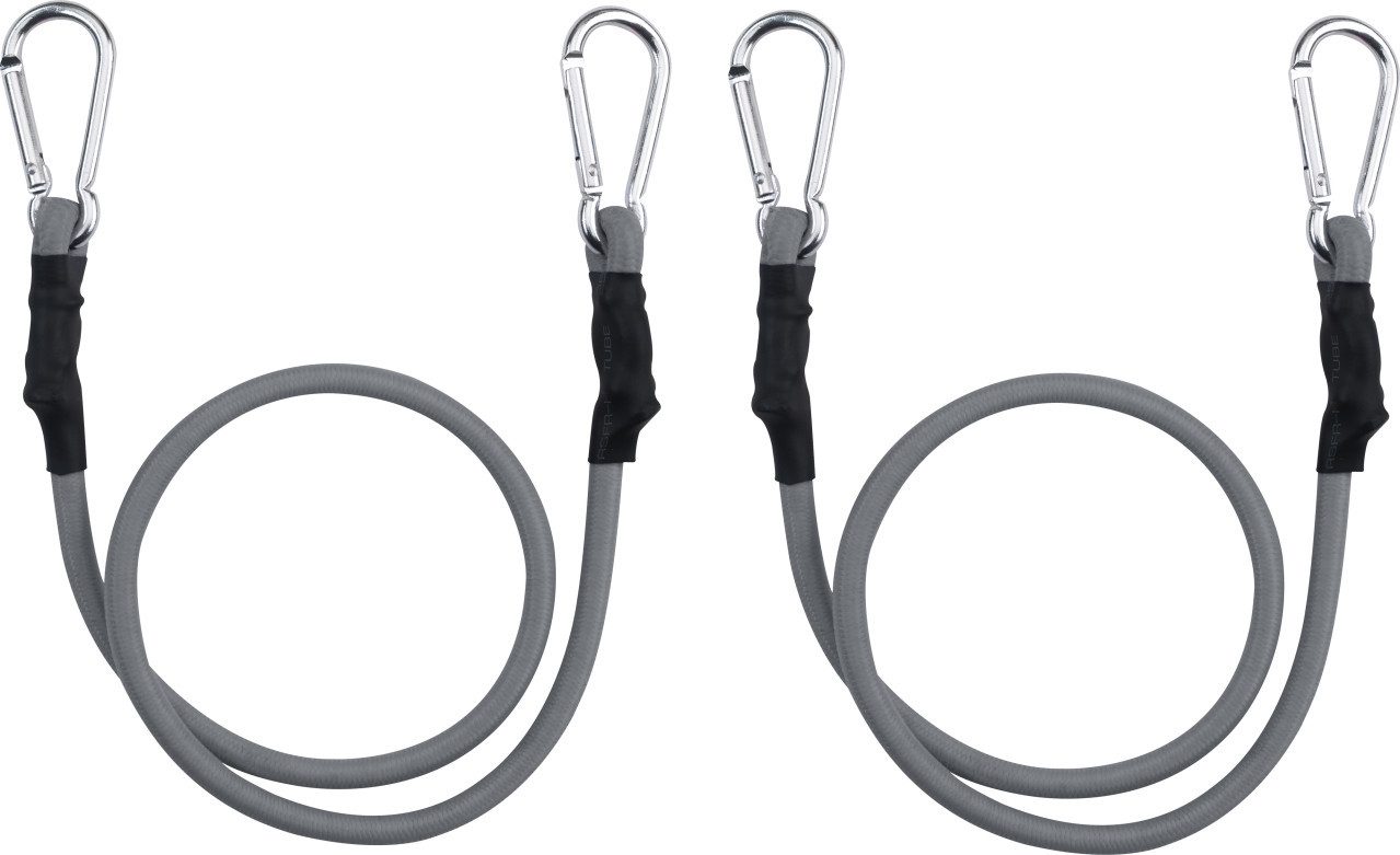 Windhager Sonnensegel Windhager Expanderseil+Karabiner 70 cm 2 Stück