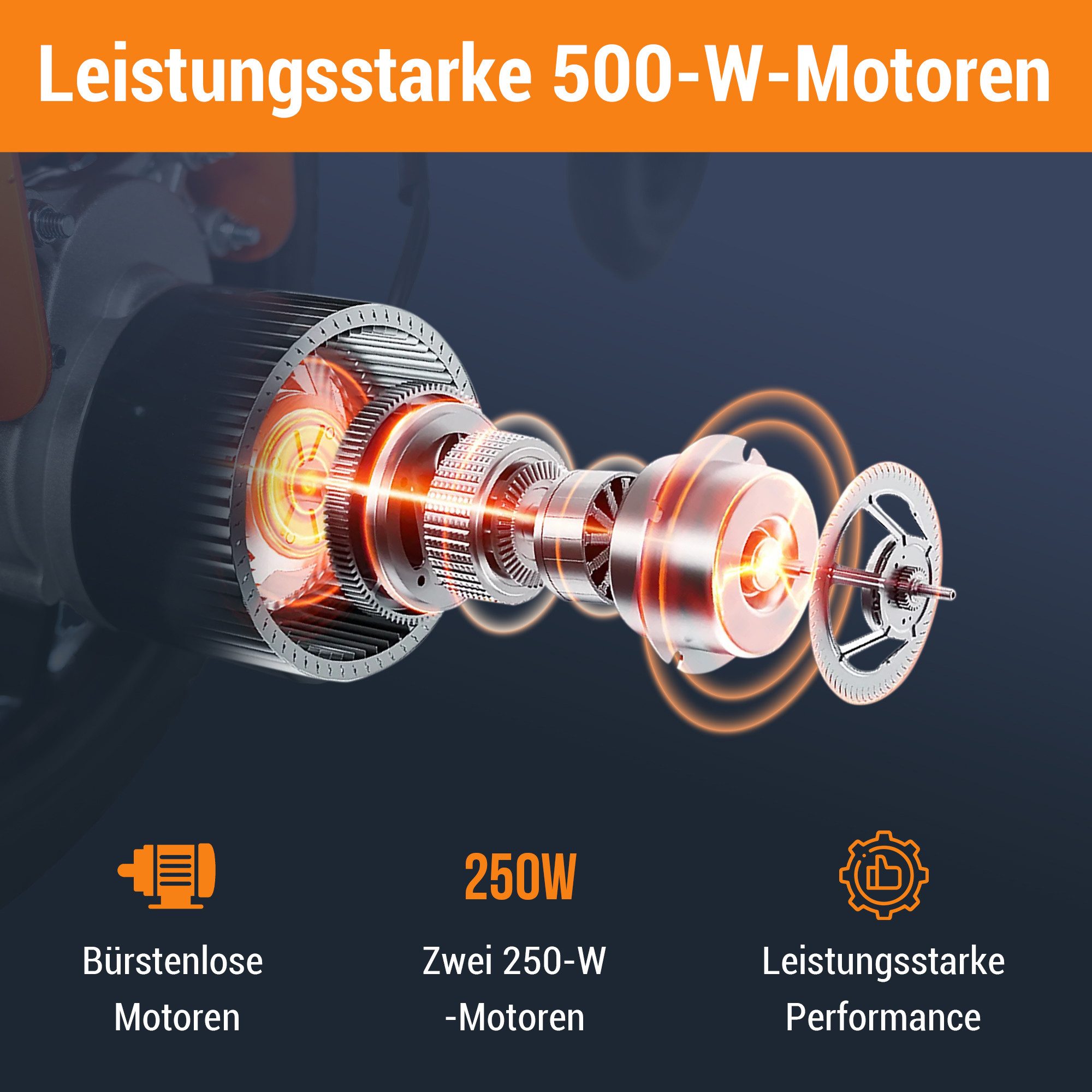 Vankel Elektrorollstuhl Elektrisch Faltbar Leicht bis 150KG, Faltbar, 25 km, seniorenmobil, 2x250W, 6,00 km/h E-Rollstuhl