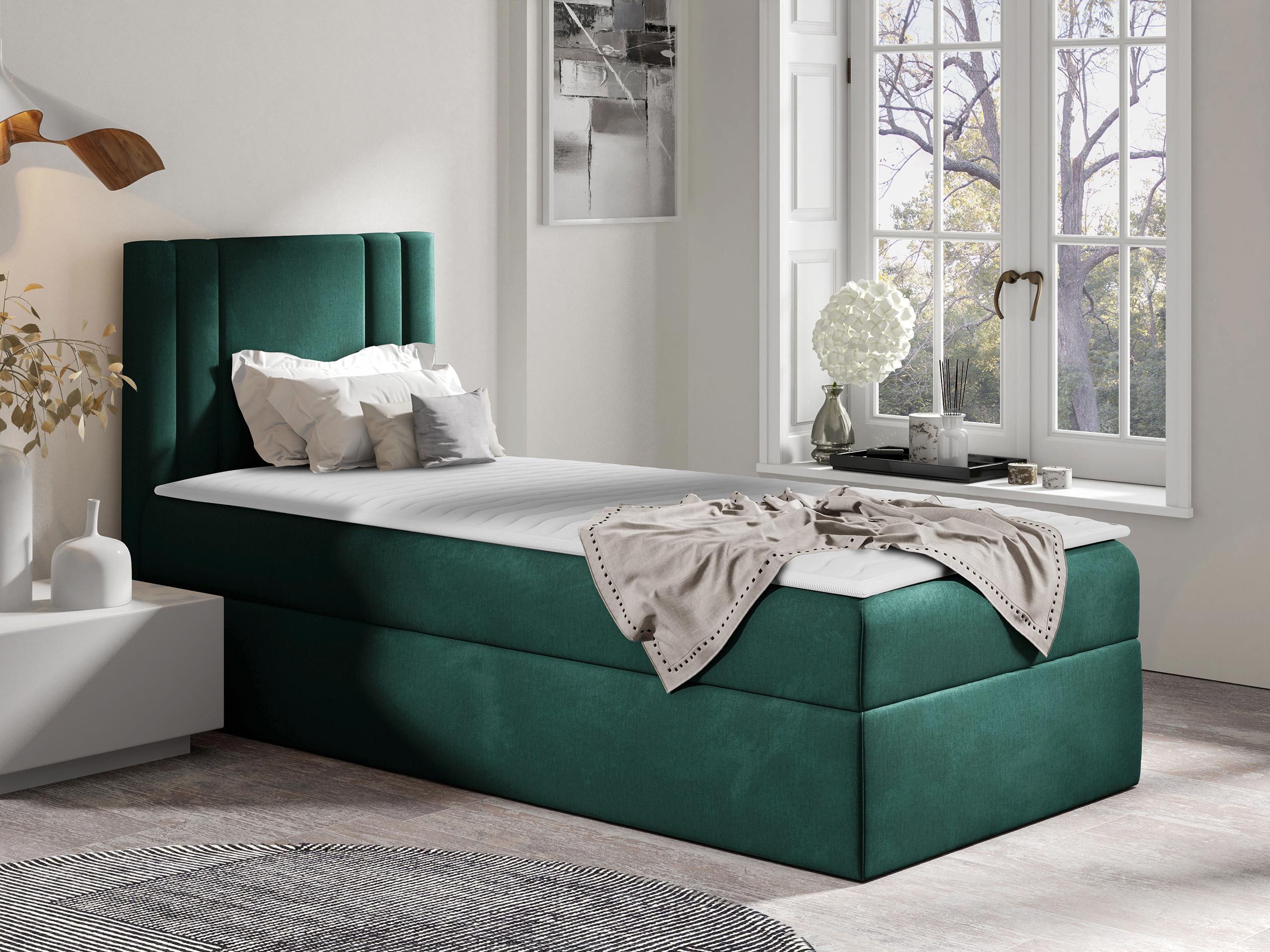 MIRJAN24 Boxspringbett Carmen Mini (mit Hauptmatratze, günstig online kaufen