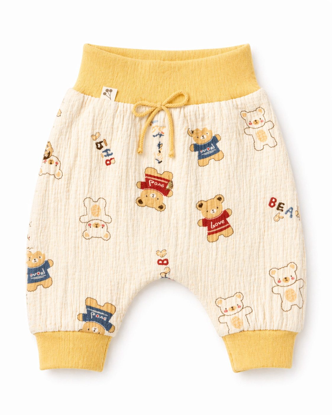 Schlupfhose Baby Hose sommerliche Erstlingsshose aus Musselin, neutral