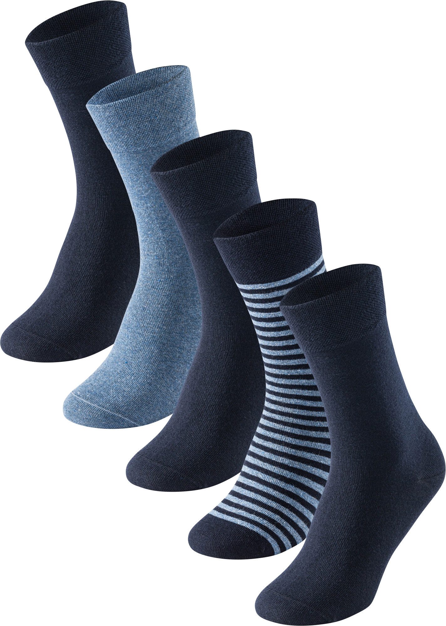 Schiesser Socken Herren-Socken 5 Paar Uni: günstig online kaufen
