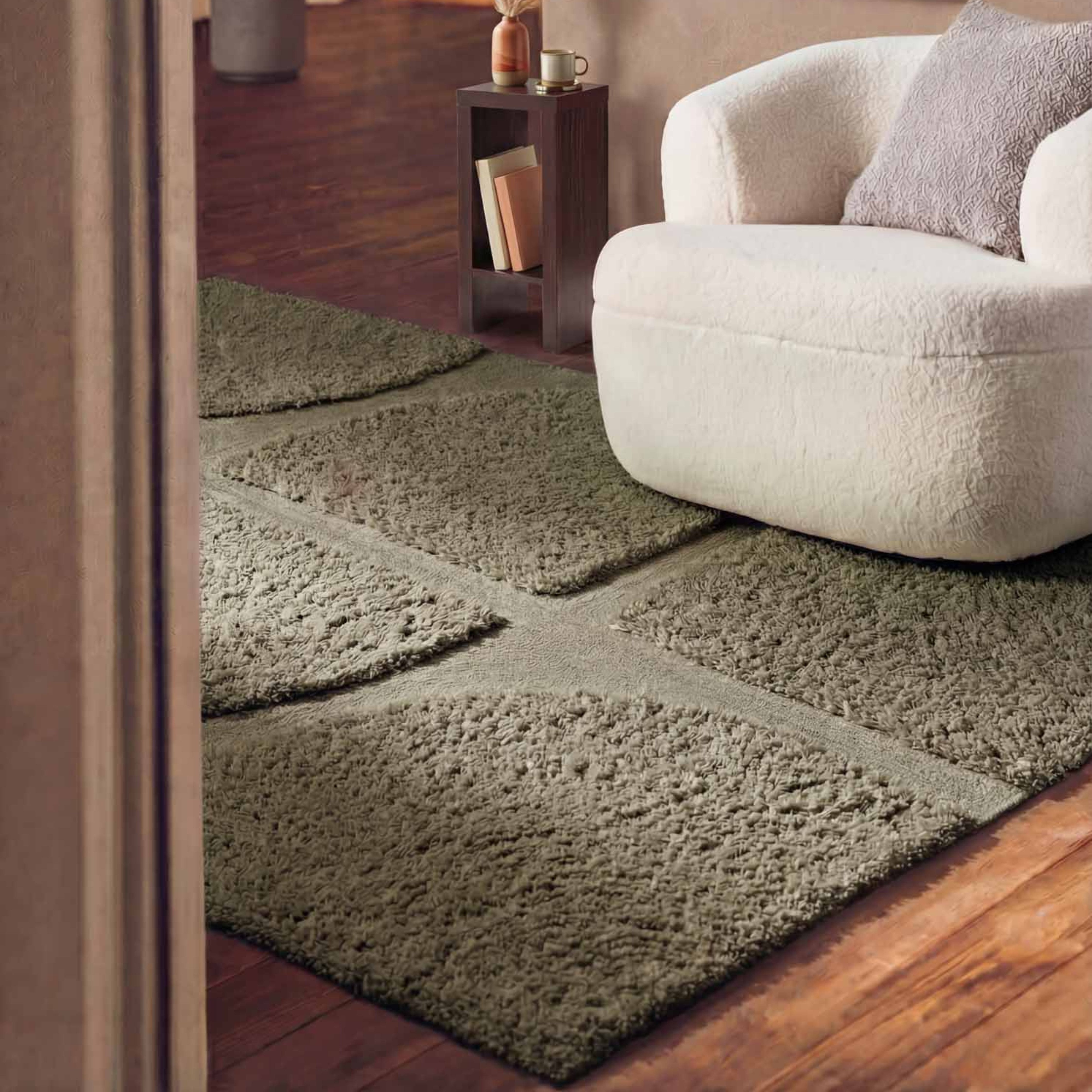 Ted Baker Hochflor-Teppich Jasper, auch in rund, rechteckig, Höhe: 25 mm, Hoch-Tief-Struktur, Weich, Shaggy, Modern, Wohnzimmer, Schlafzimmer