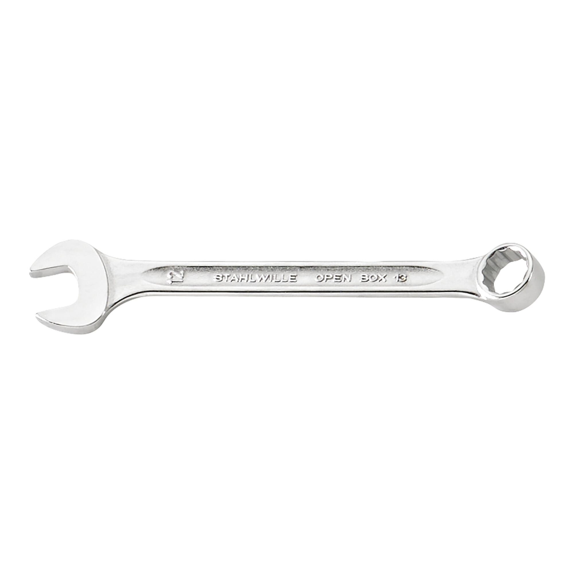Stahlwille Ratschenringschlüssel Stahlwille Ring-Maulschlüssel OPEN-BOX SW.12mm L.140mm