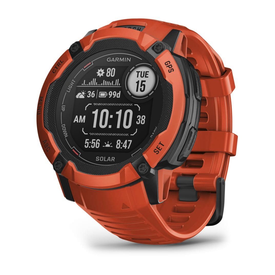 Garmin Instinct 2X Solar Smartwatch (2,8 cm/1,1 Zoll, Proprietär)