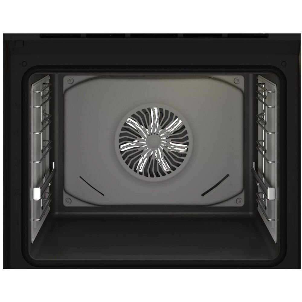 BEKO Induktions Herd-Set Einbauherd Set Schwarz Autark Backofen Umluft Teleskopauszug + Induktion Kochfeld NEU, mit Teleskopauszug nachrüstbar