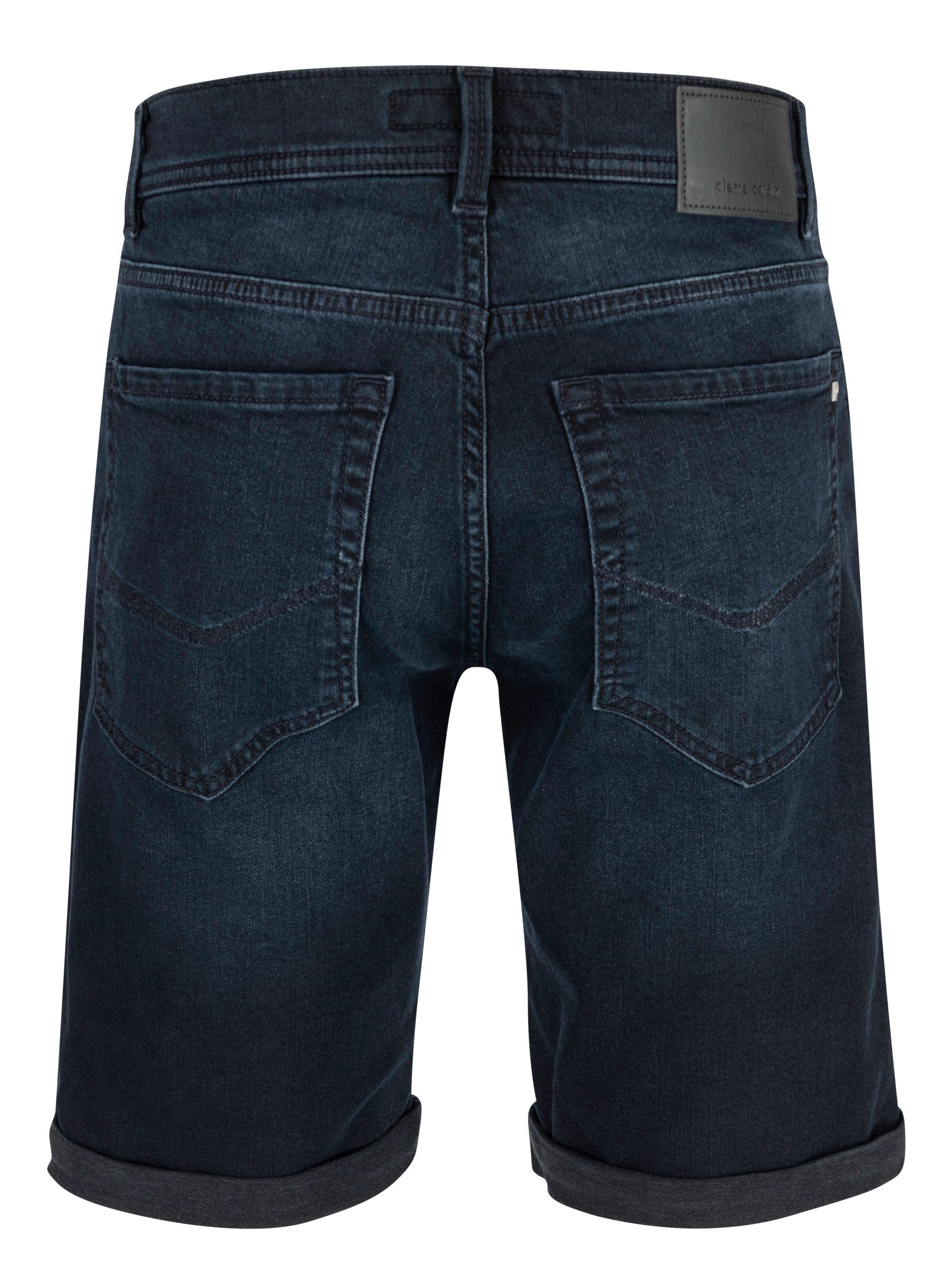 Pierre Cardin 5-Pocket-Jeans PIERRE CARDIN LYON BERMUDA blue/black buffies 34520 8140.6803 - FUTURE – Bild 2 von 3
