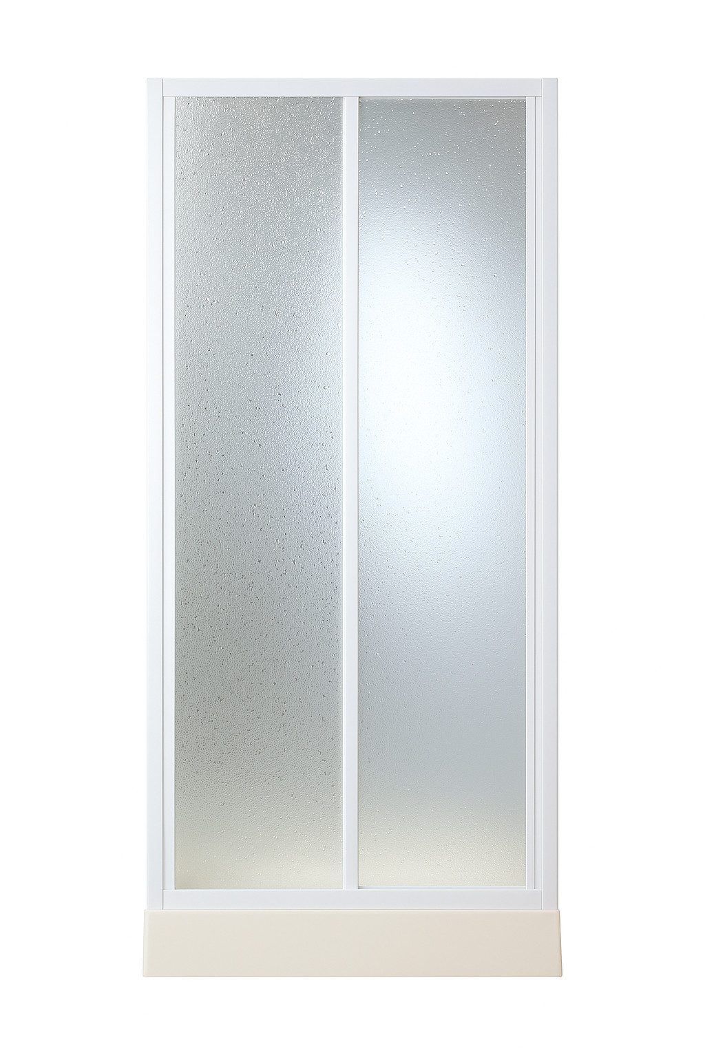 Forte Italy Dusch-Schiebetür Schiebedusche Nischendusche Maestro 90 - 100 cm Gleiter-Schiebesystem, 90x190 cm, Acrylglas, beidseitig montierbar