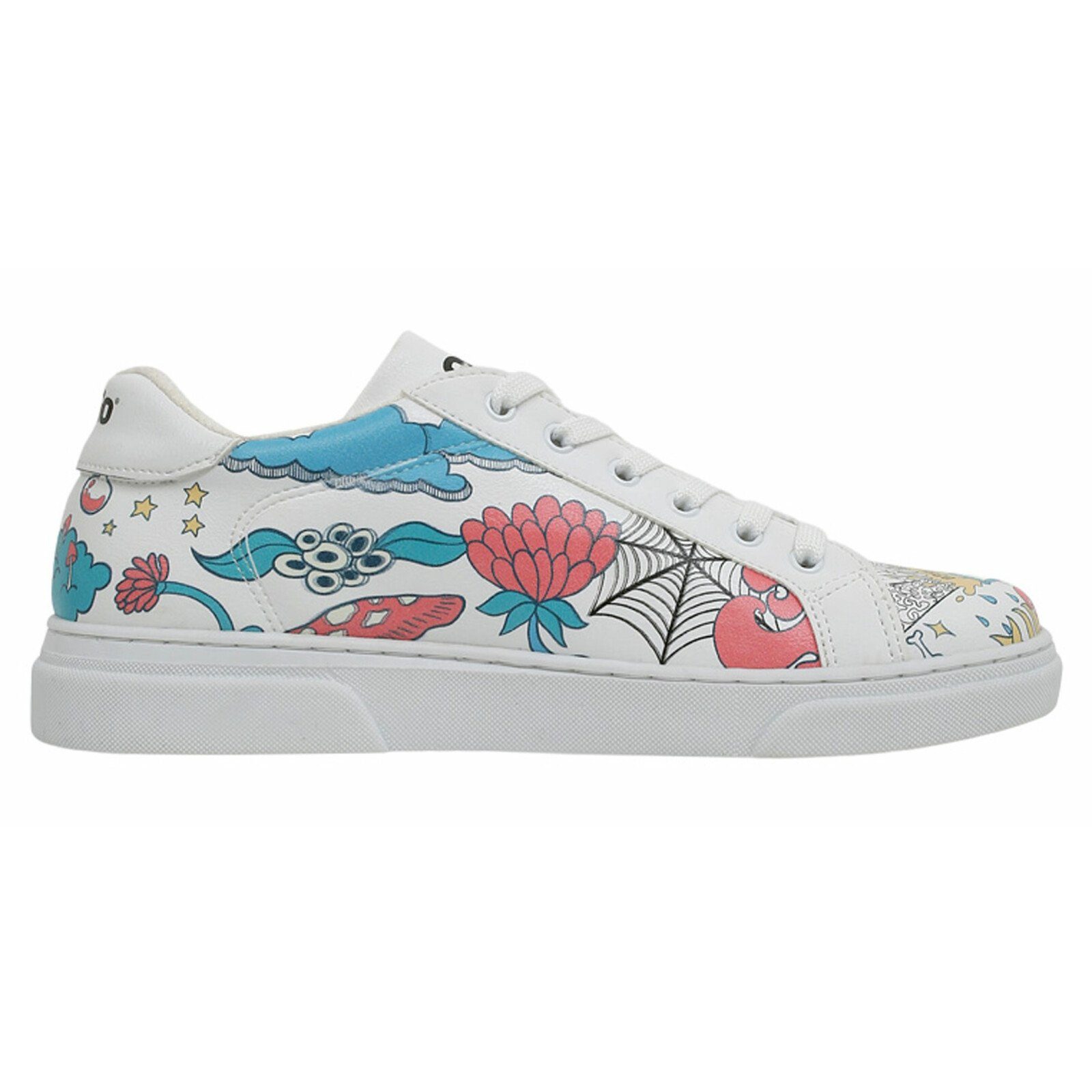 DOGO Ace Low-Top Sneaker Open Your Mind Damen Sneaker Sneaker Handgefertigt