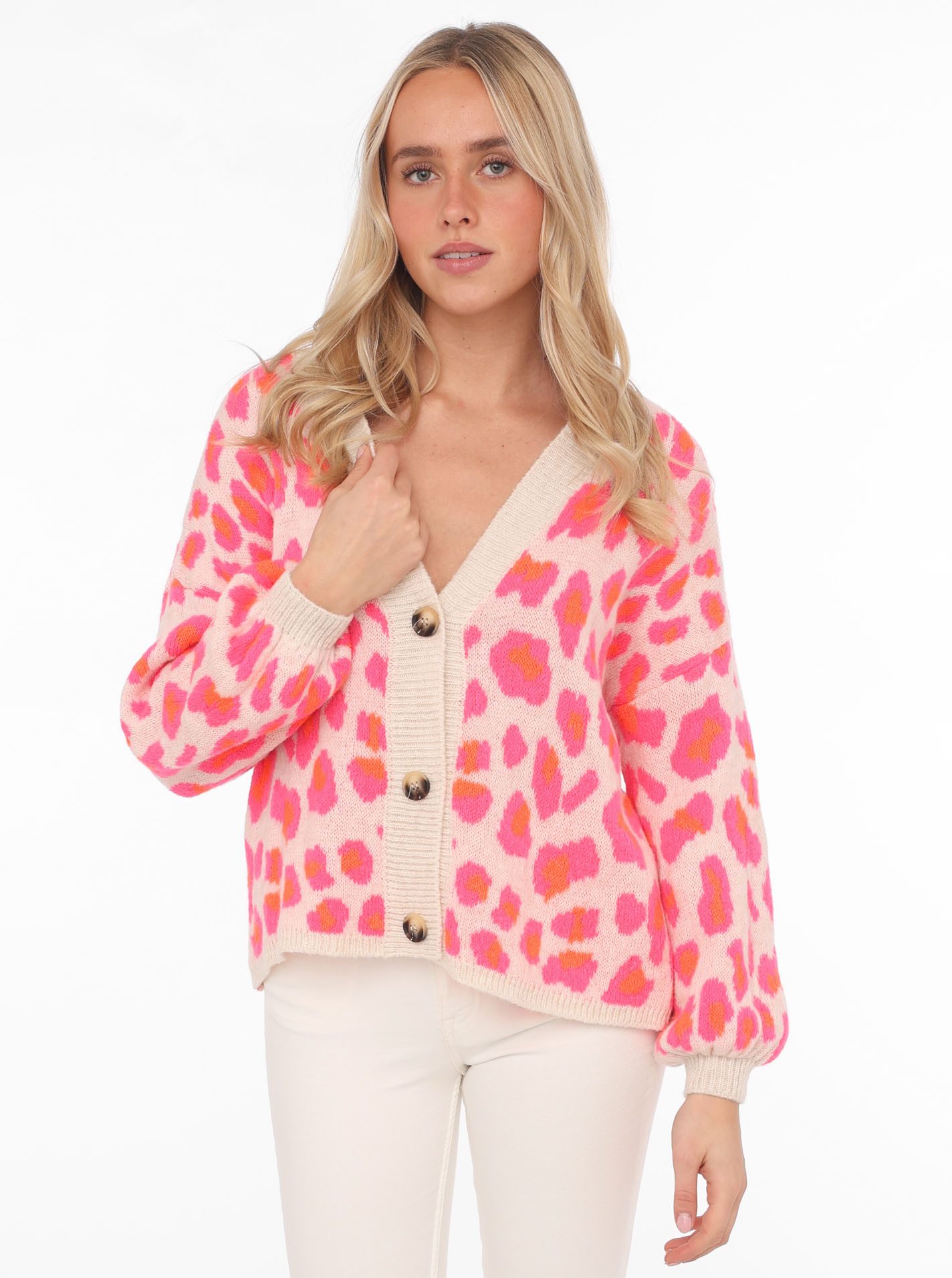 Zwillingsherz Strickjacke "Big Leo" One Size, günstig online kaufen