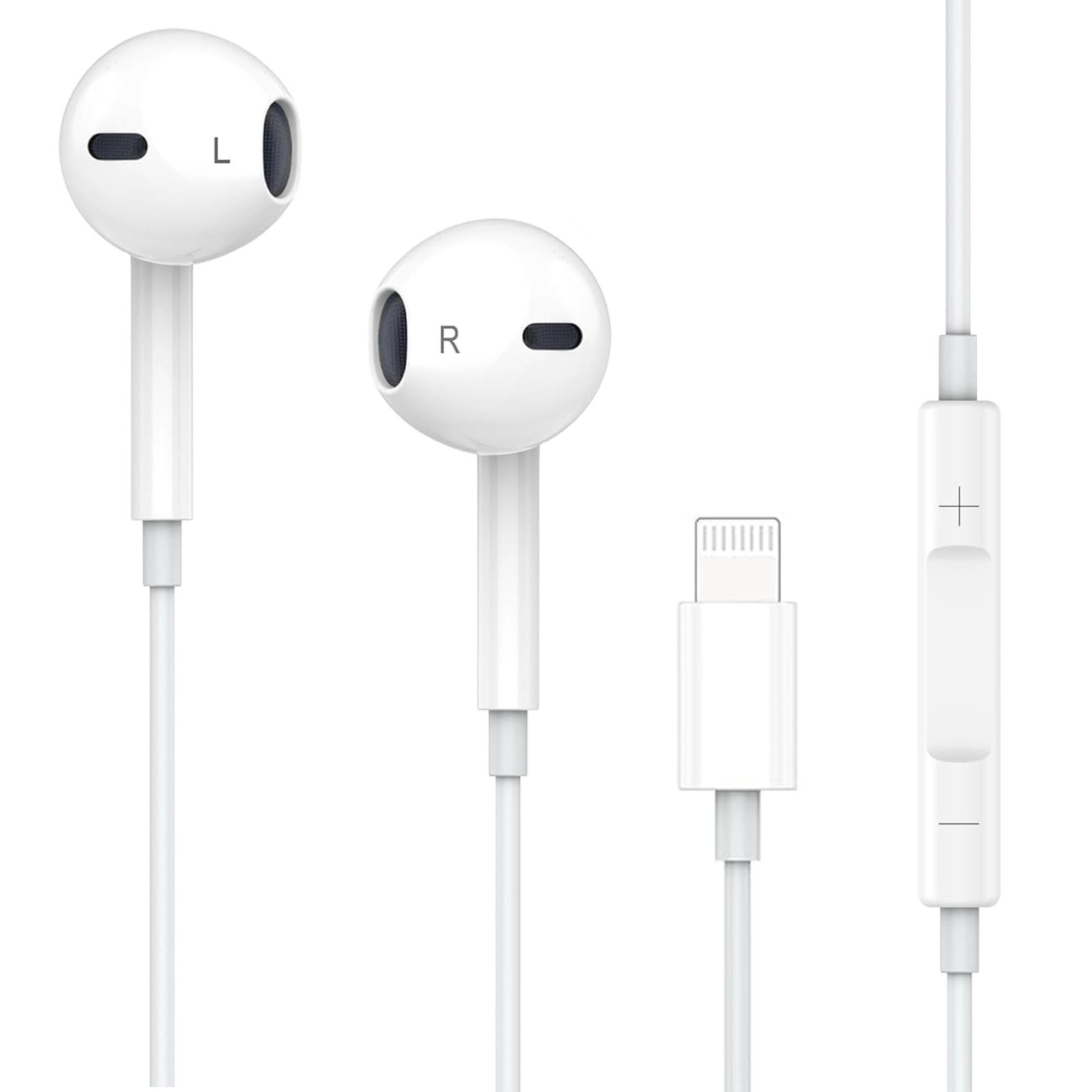 Kopfhörer passt für iPhone In-Ear-Kopfhörer lightning Anschluss Stereo In-Ear-Kopfhörer