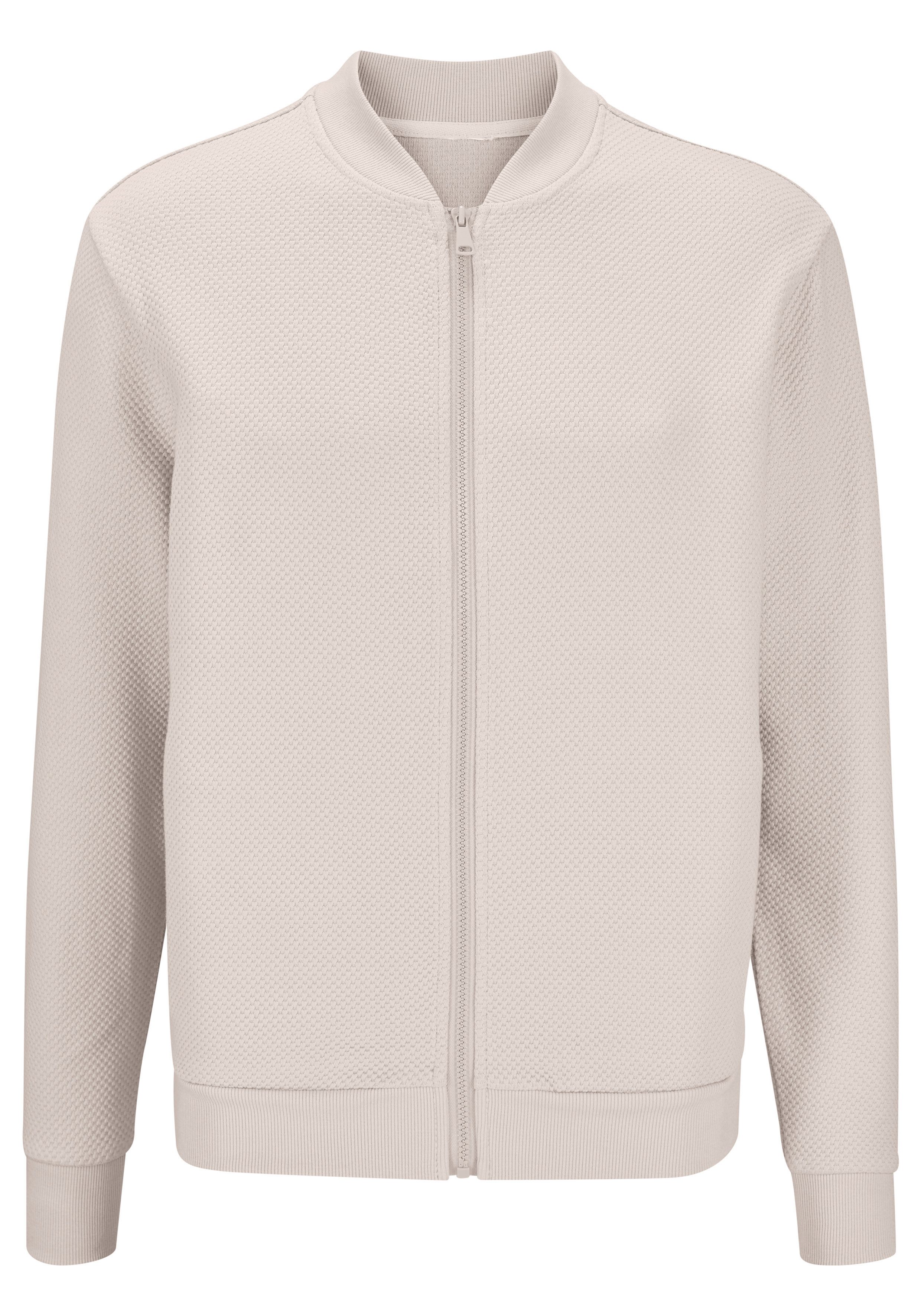 John Devin Sweatjacke aus Struktur-Qualität aus Struktur-Qualität günstig online kaufen