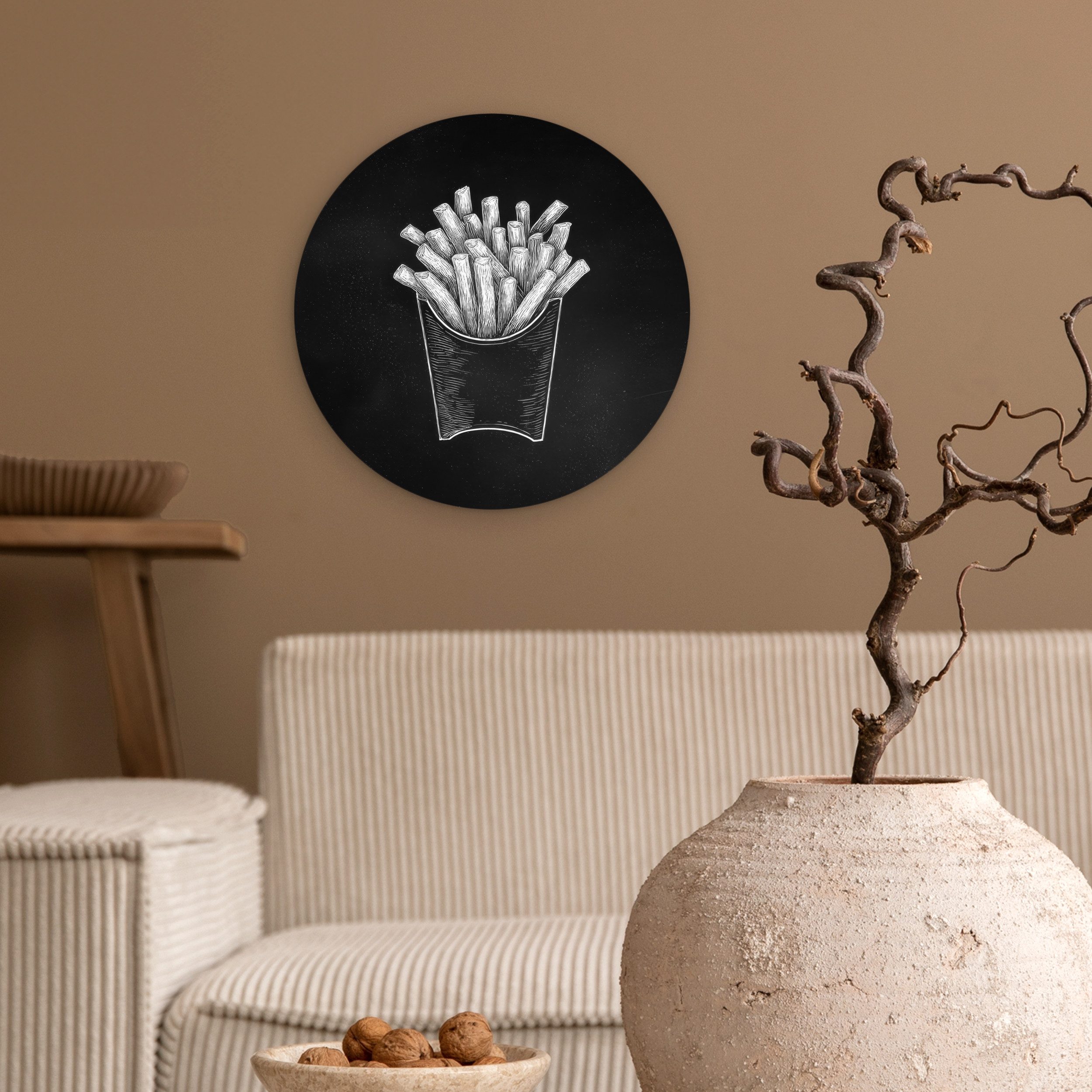 MuchoWow Gemälde Pommes frites - Weiße günstig online kaufen