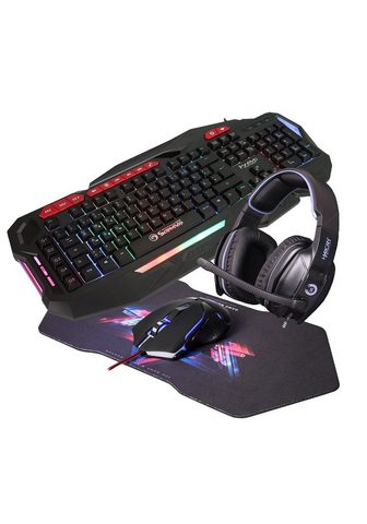 MARVO Игровой Spar комплект RGB Maus Tastatu...