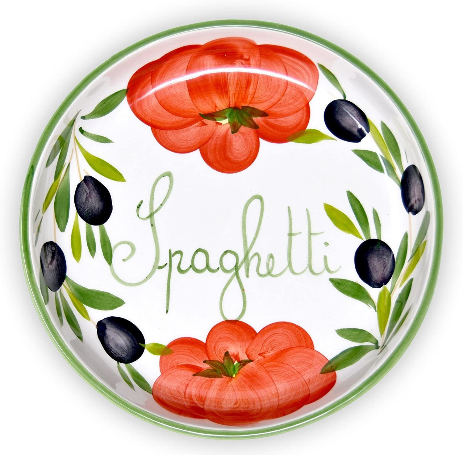 Lashuma Pastateller Tomate Olive, (1 St), Italienischer Nudelteller tief