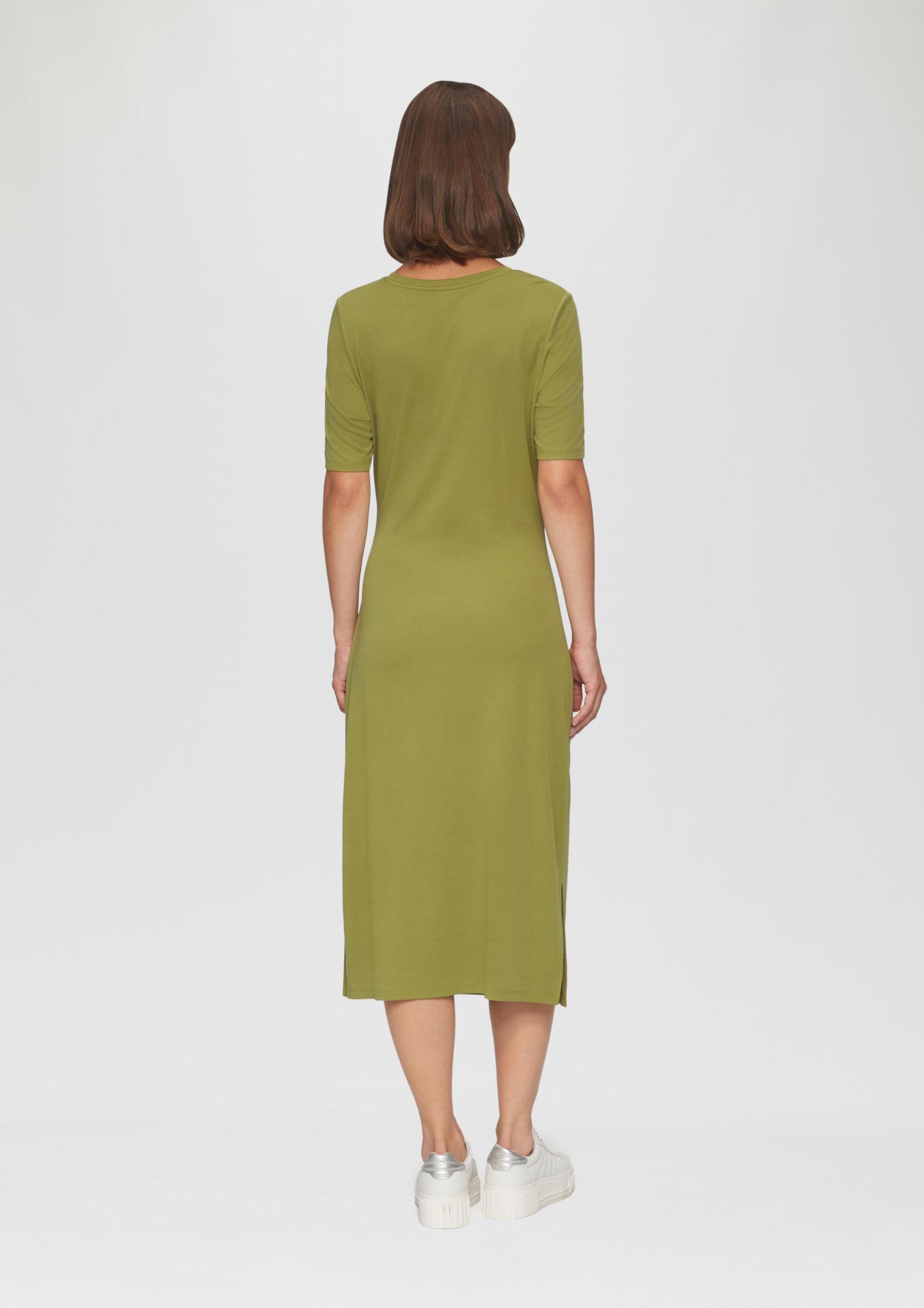 s.Oliver Minikleid Kleid Midikleid aus Jersey mit Knoten-Detail