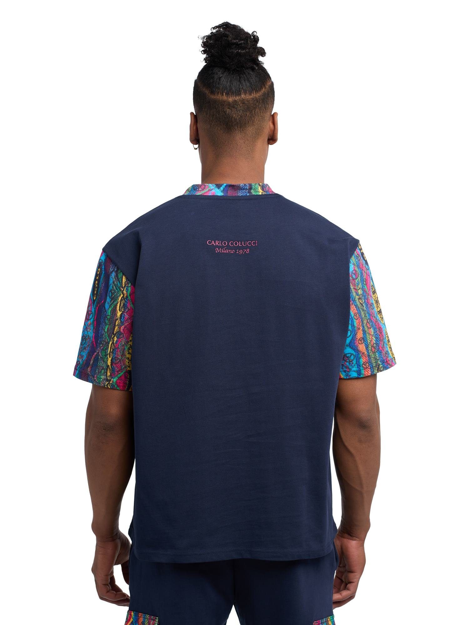 CARLO COLUCCI T-Shirt De Metri Navy