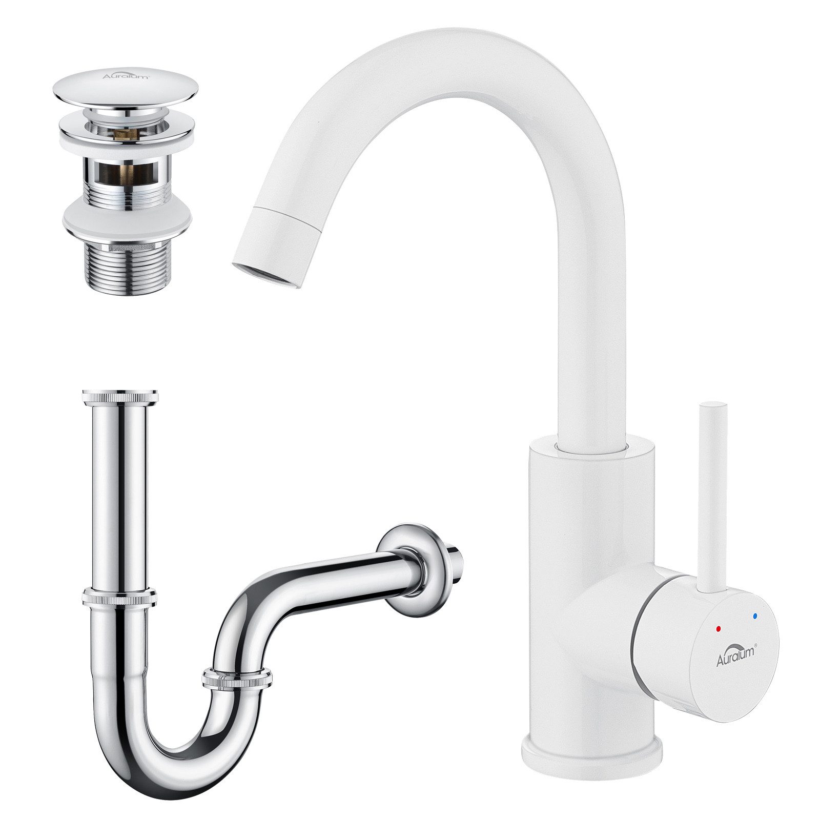 Auralum Max Waschtischarmatur Bad Wasserhahn 360° günstig online kaufen