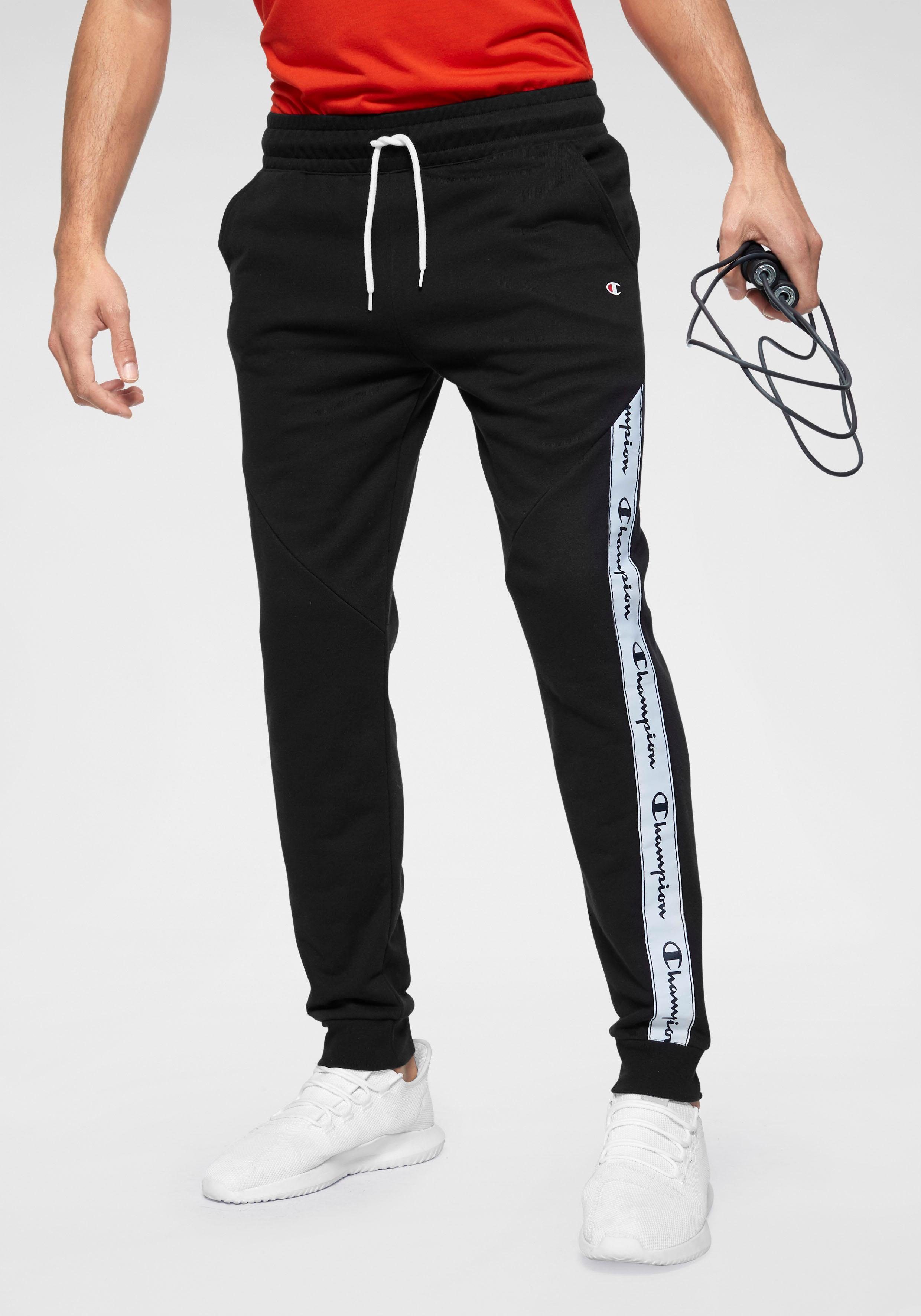 Champion Jogginghose »RIB CUFF PANTS«, Logodruck- und Tape am Hosenbein  online kaufen | OTTO
