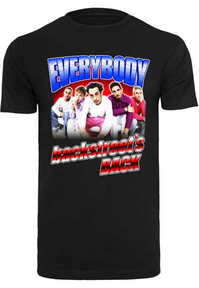 Merchcode T-Shirt Merchcode Herren Backstreet Boys - Everybody T-Shirt Round Neck (1-tlg)