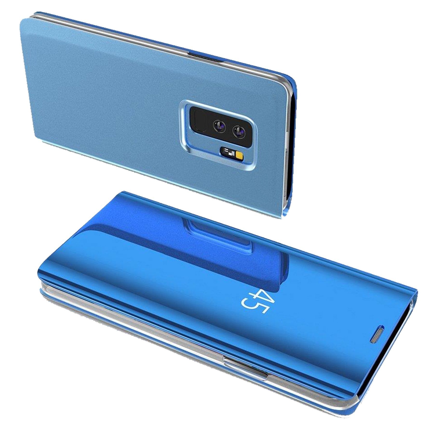 Handyhülle Smart View Spiegel Mirror Smart Cover für Samsung Galaxy S24 Serie