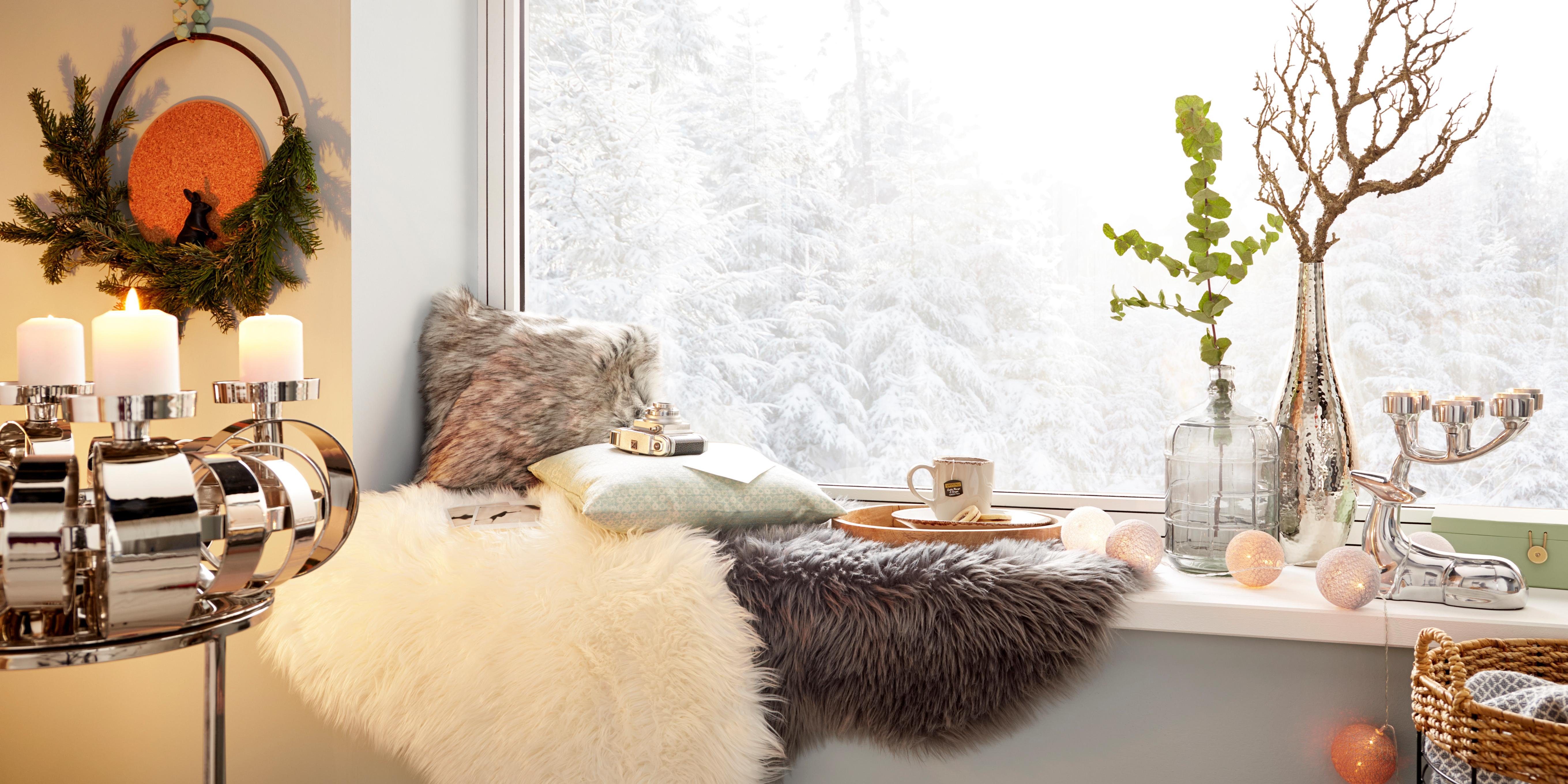 Kunstzweig, my home, Höhe 78 cm, in gefrosteter Ausführung-kaufen