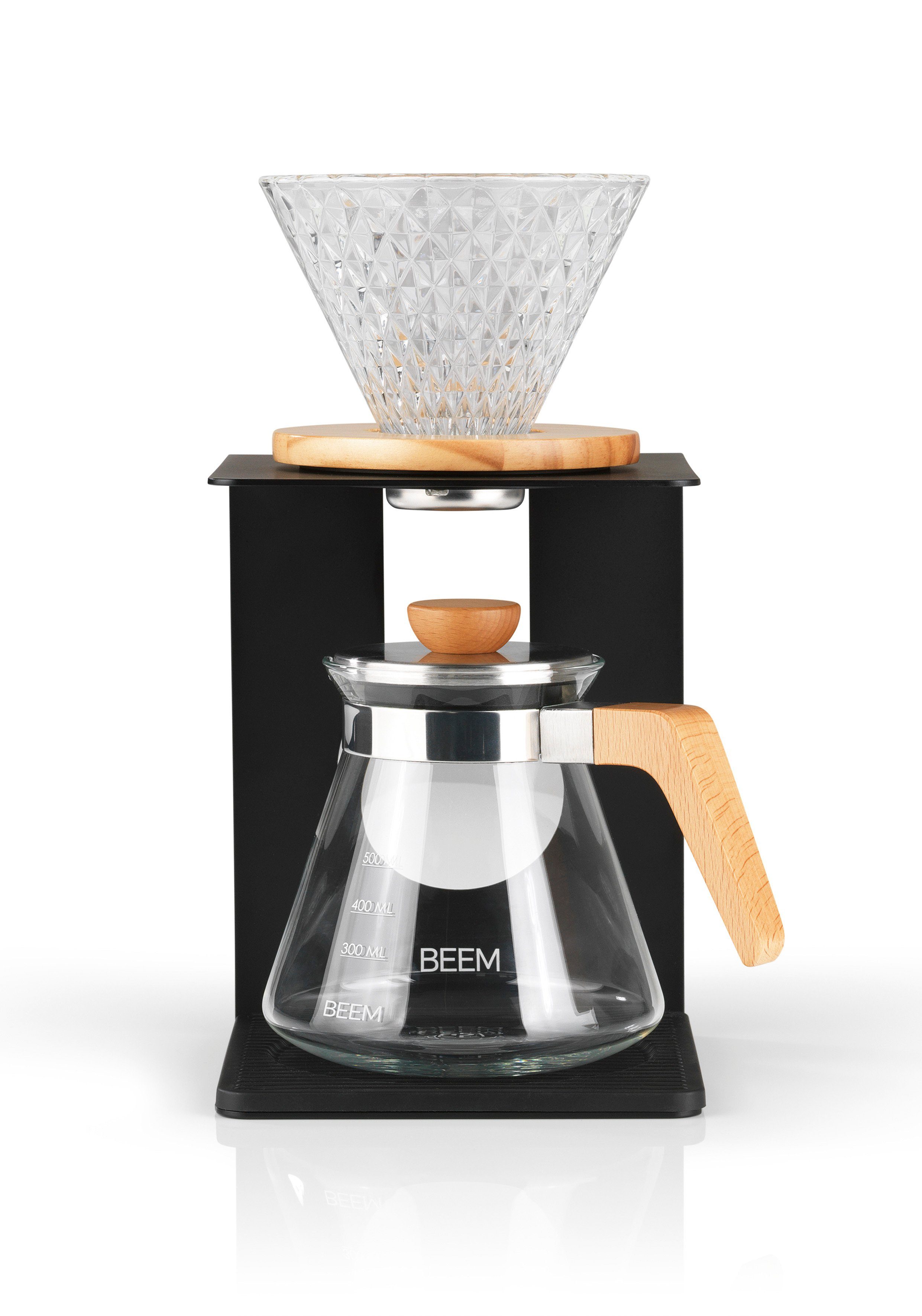 BEEM COFFEE French PRESS Kaffeebereiter Kaffeepresse 0,35l Glas 3 Tassen Bambus