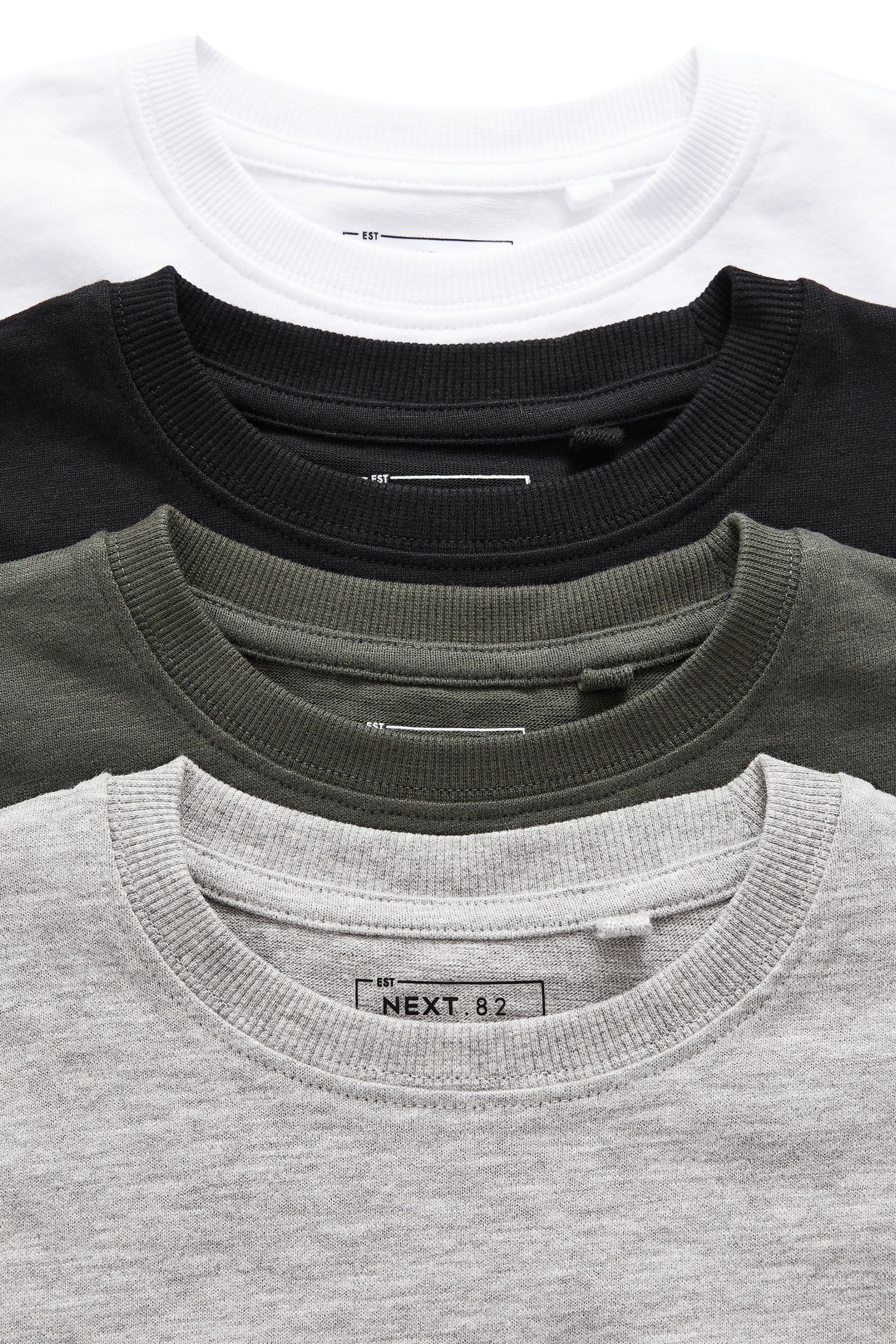 Next Langarmshirt 4 x Langarmshirts mit Hirschstickerei (4-tlg) – Bild 3 von 3