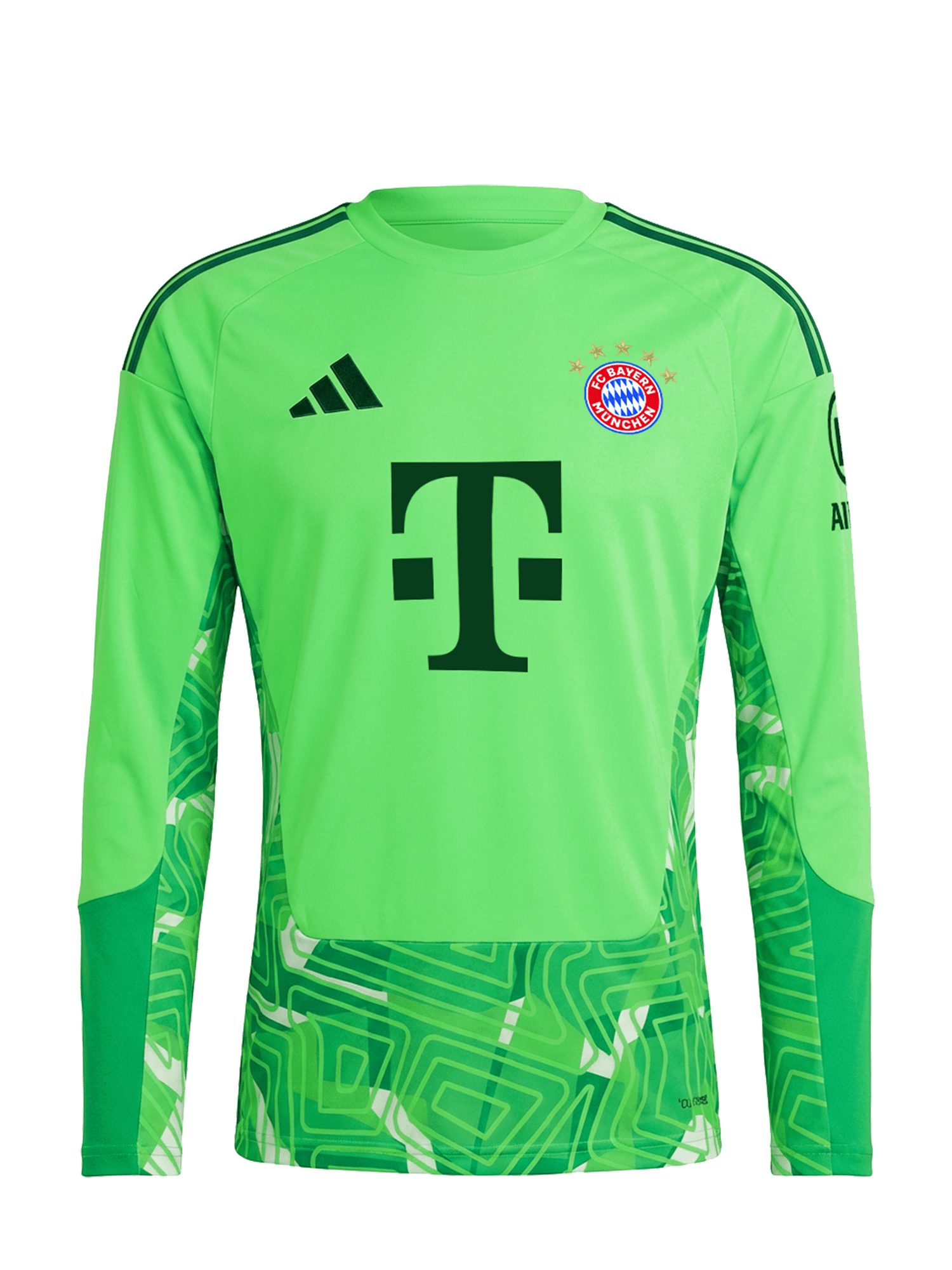 Torwarttrikot FC Bayern München, Langarm Trikot Torwart 26-27, Kinder, Grün