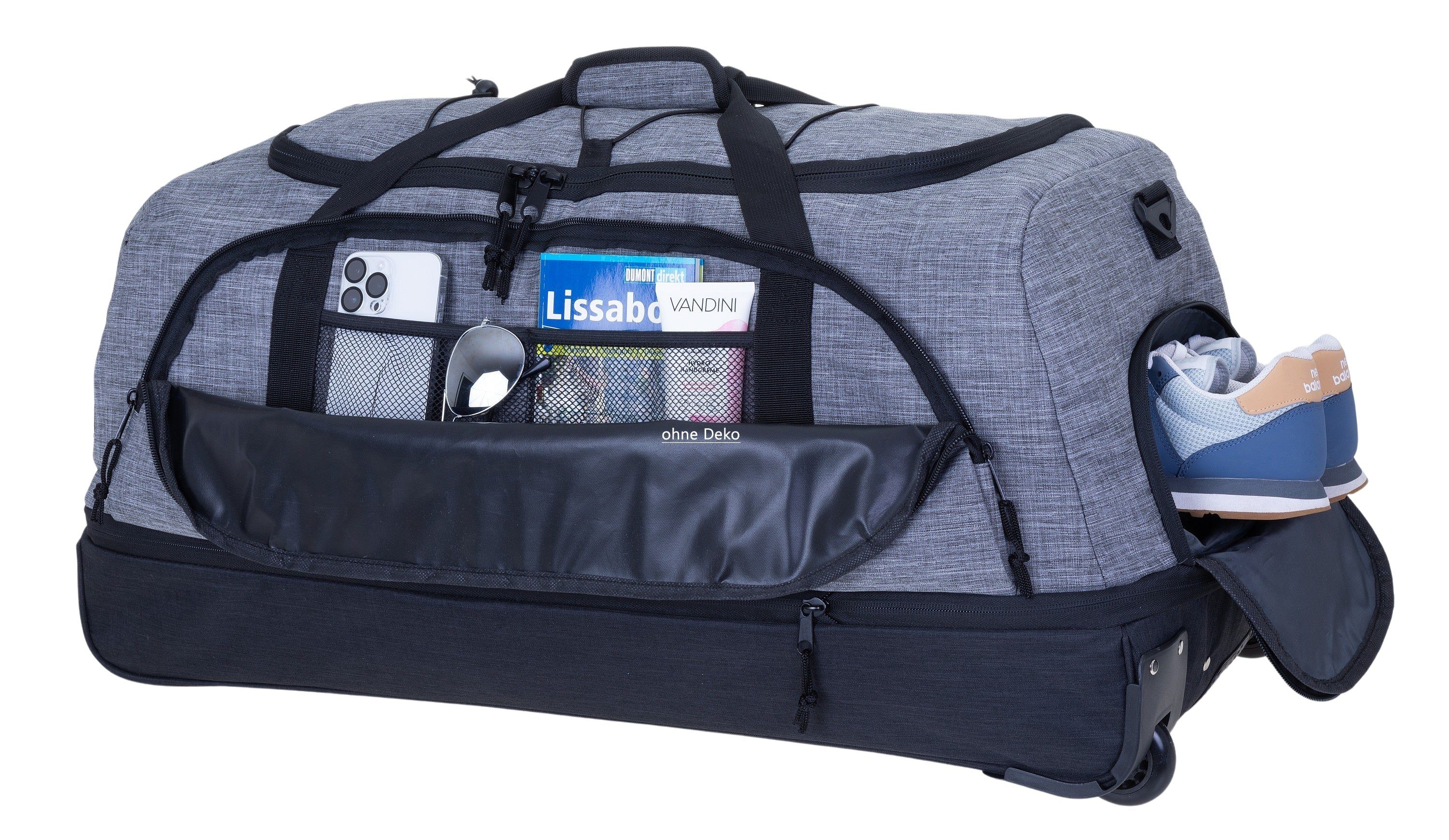 ELEPHANT Weichgepäck-Trolley Cruiser Trolley 100-135 L Reisetasche Travel, Tasche Softcase Gepäck Reise Urlaub Trolly – Bild 3 von 5