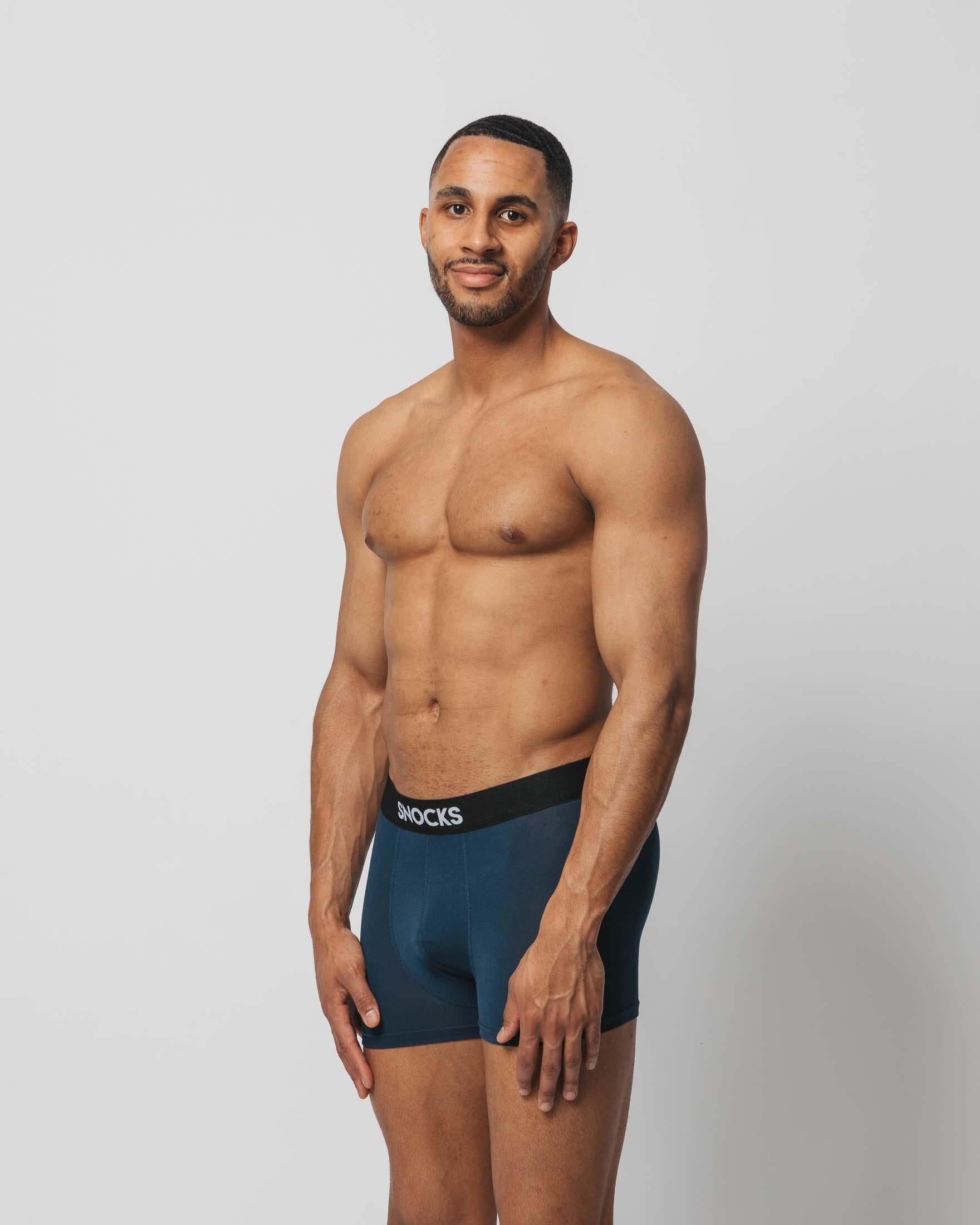 SNOCKS Boxershorts aus Modal (TENCEL) Enge Herren Unterhose (3-St) besonders weich und angenehm auf der Haut – Bild 5 von 5