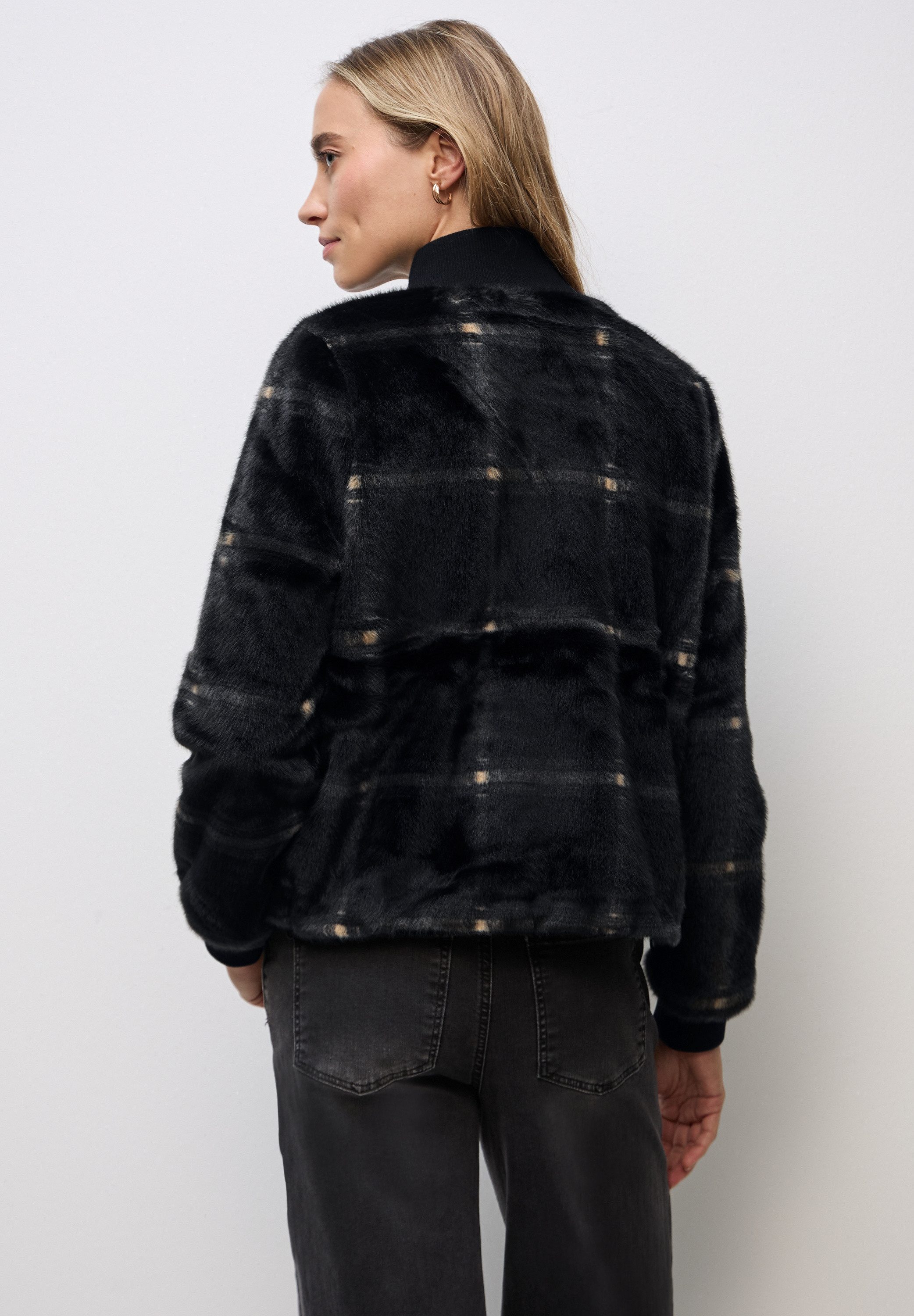 STREET ONE Kurzjacke mit Karomuster günstig online kaufen