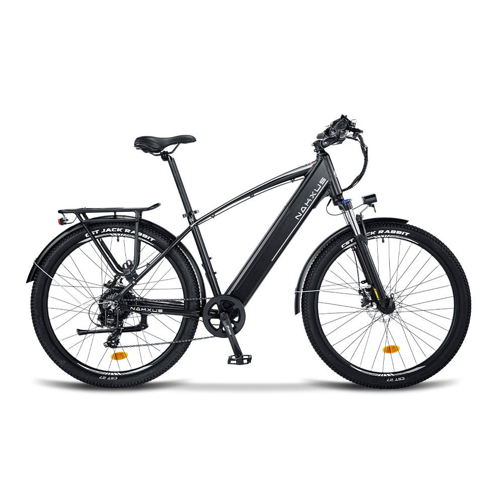 DOTMALL E-Bike e-City 12,5Ah Fahrrad 27,5 Lithium Zoll Trekkingrad 36V mit Batterie