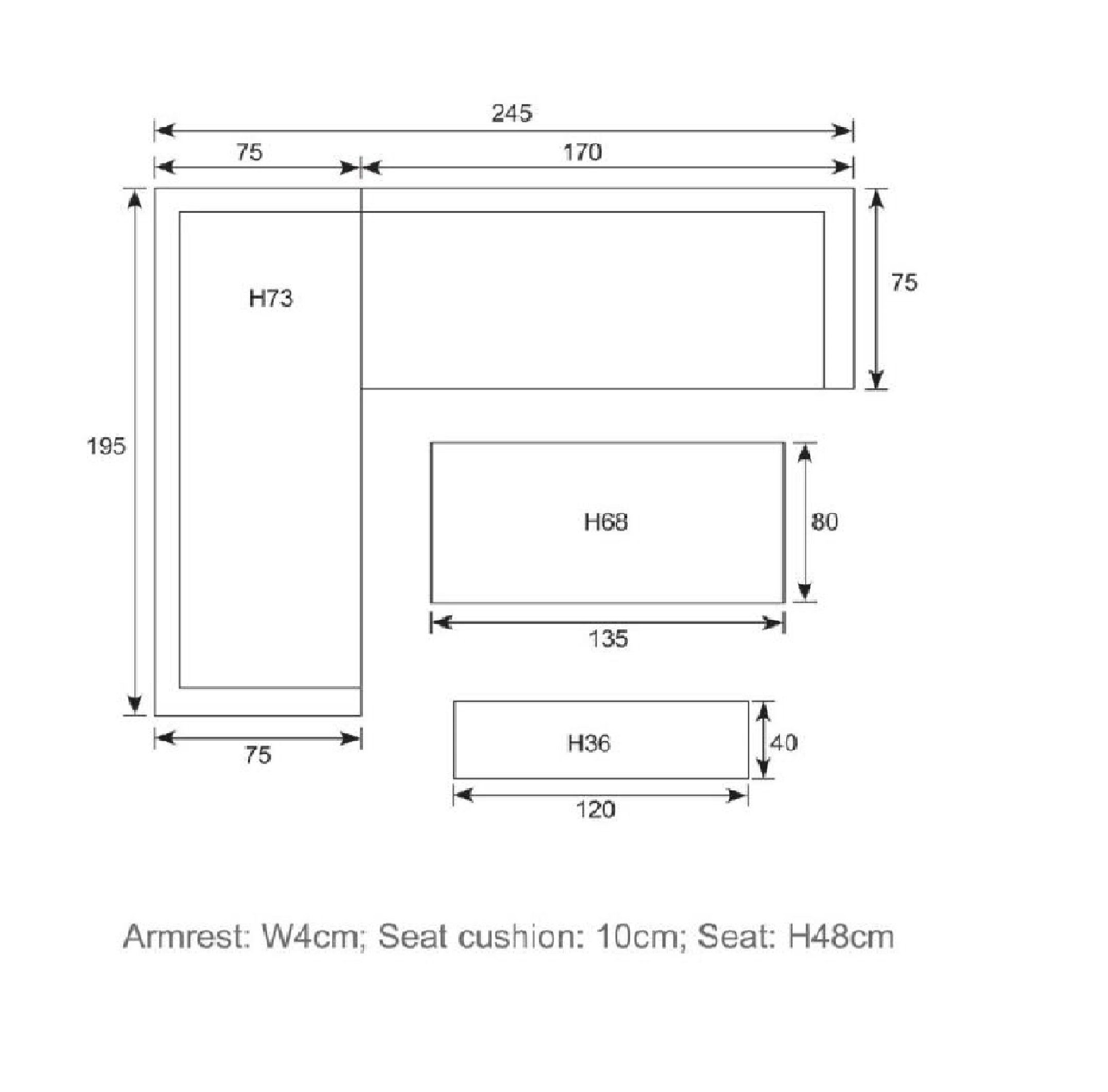 Garden Impressions Gartenlounge-Set Blakes links black / Gartenmöbelset, (S günstig online kaufen