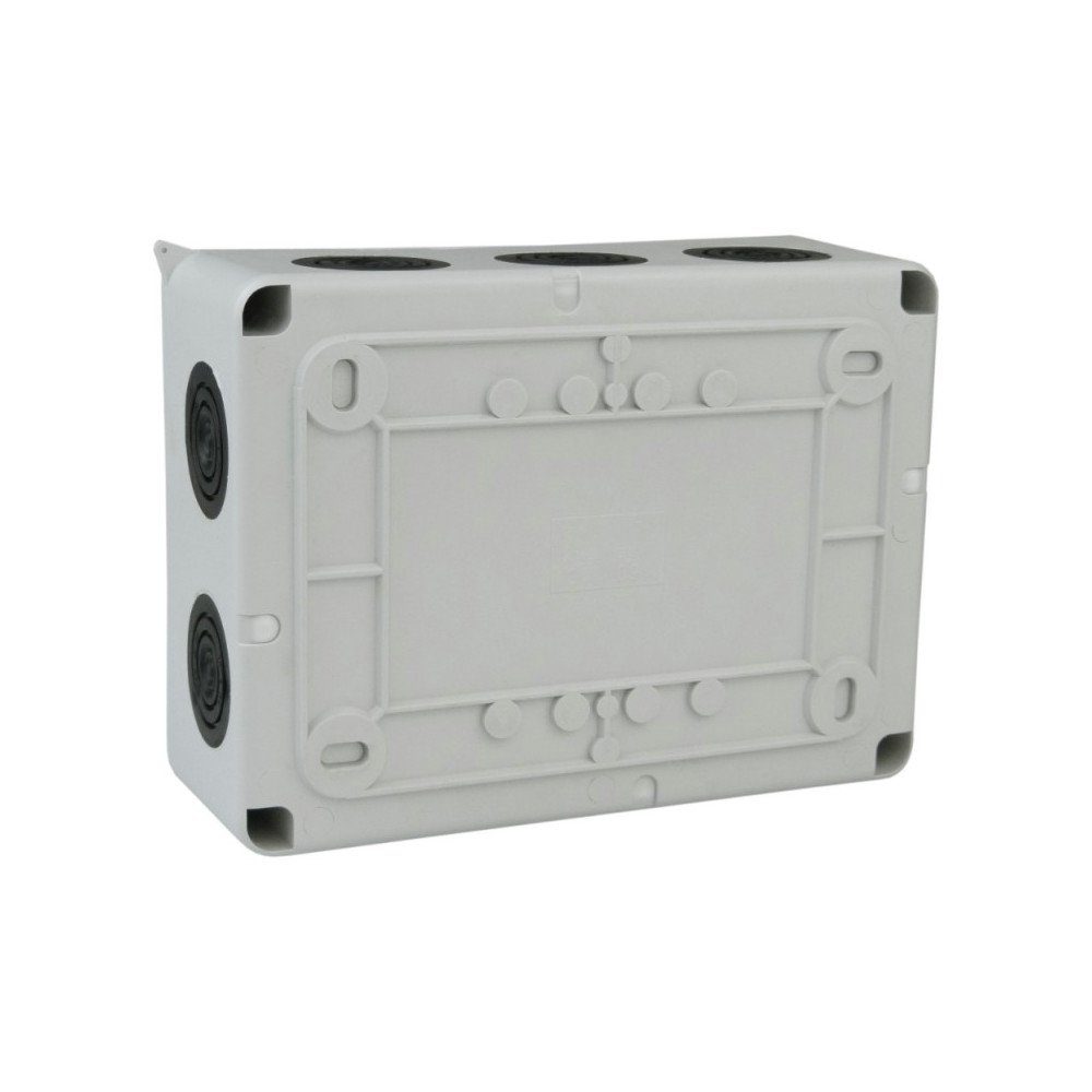 Kabelbox Elektrische Kunstoffgehäuse 150x110x70 mm 10 Dichtmembranen Wasserdichte IP66 Transparenter Deckel Anschlussdose Gehäuse Abzweigkasten