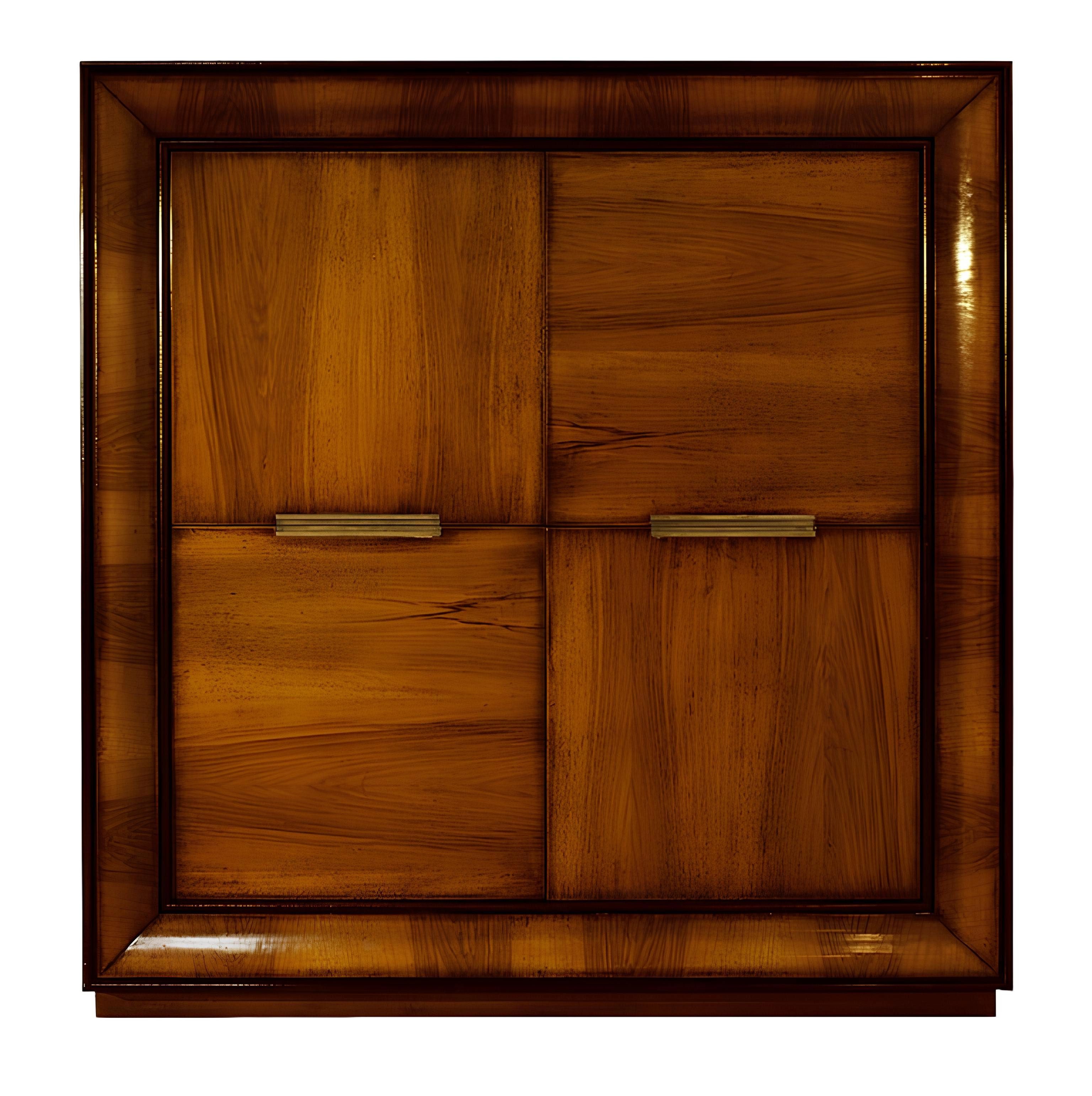 Xlmoebel Sideboard Luxus Schrank in Braun - XXL Kommode für modernes Wohnen (1 St., Anrichte), Hergestellt in Europa